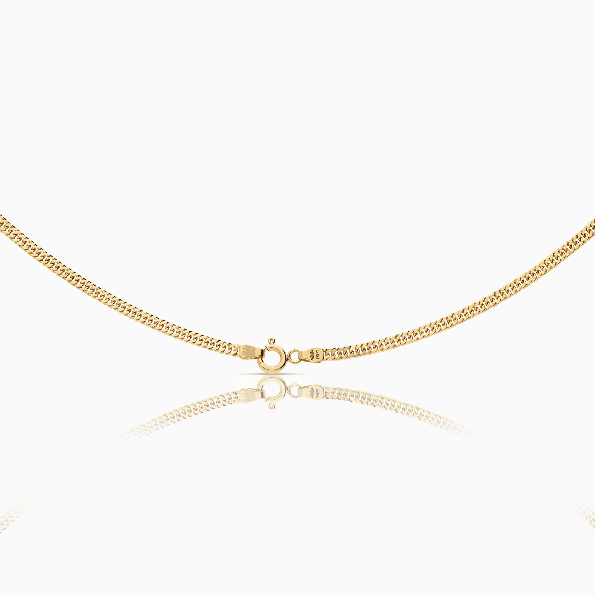 Curb necklace 9.60g 18K gold