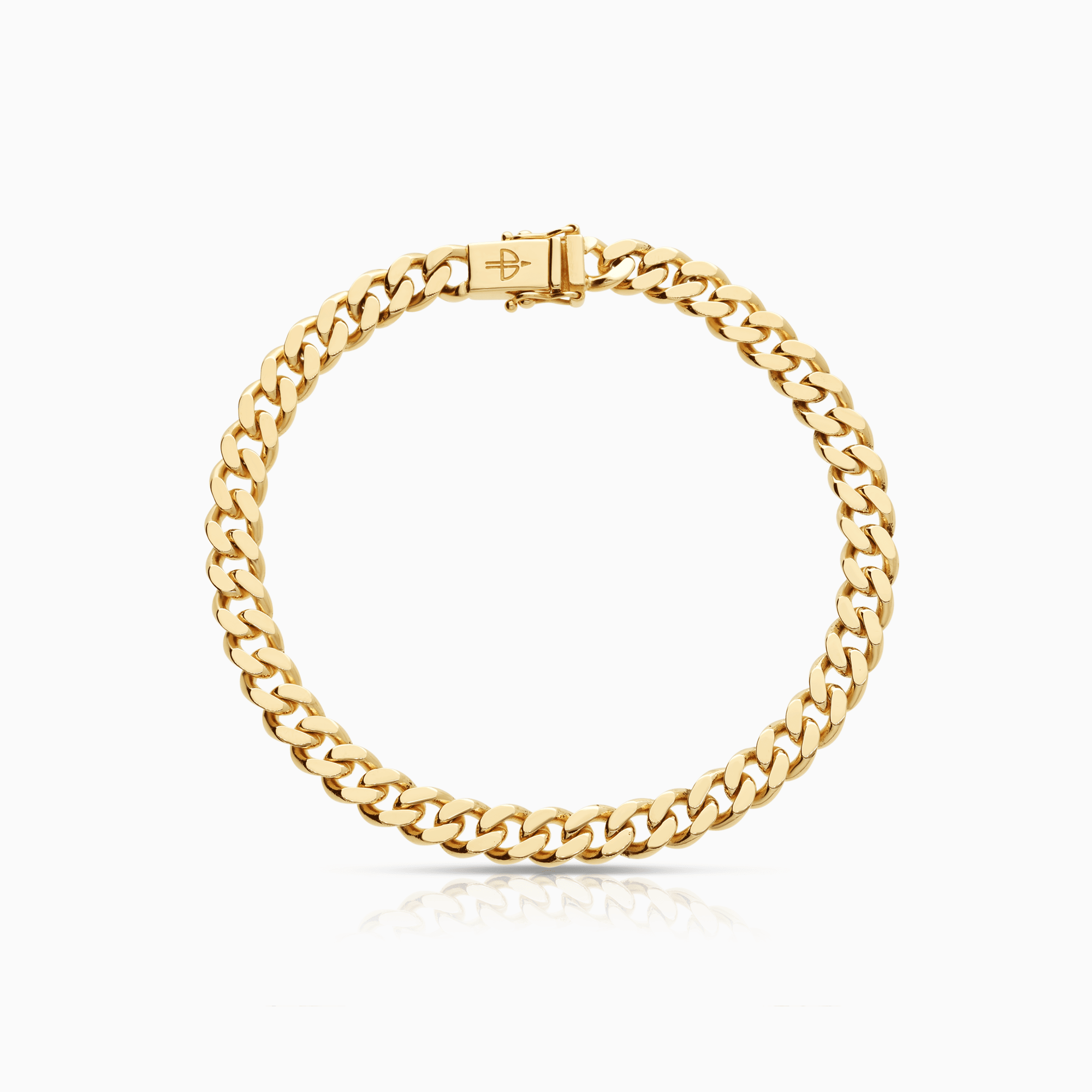 Curb bracelet 27.32g 18K gold