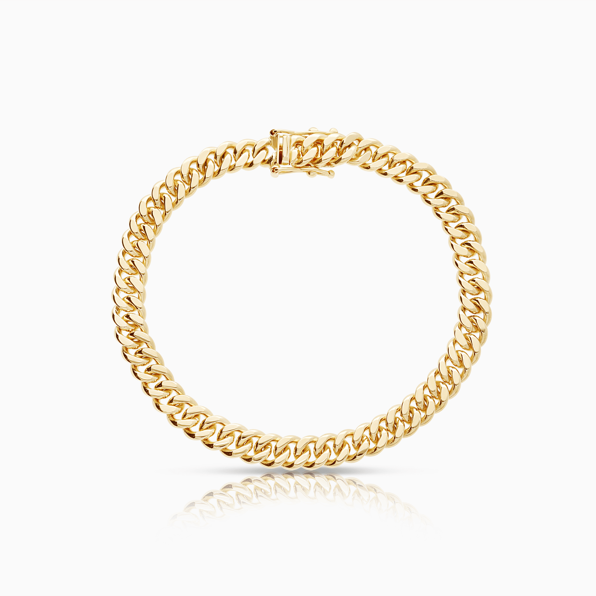 Curb bracelet 35.68g 18K gold