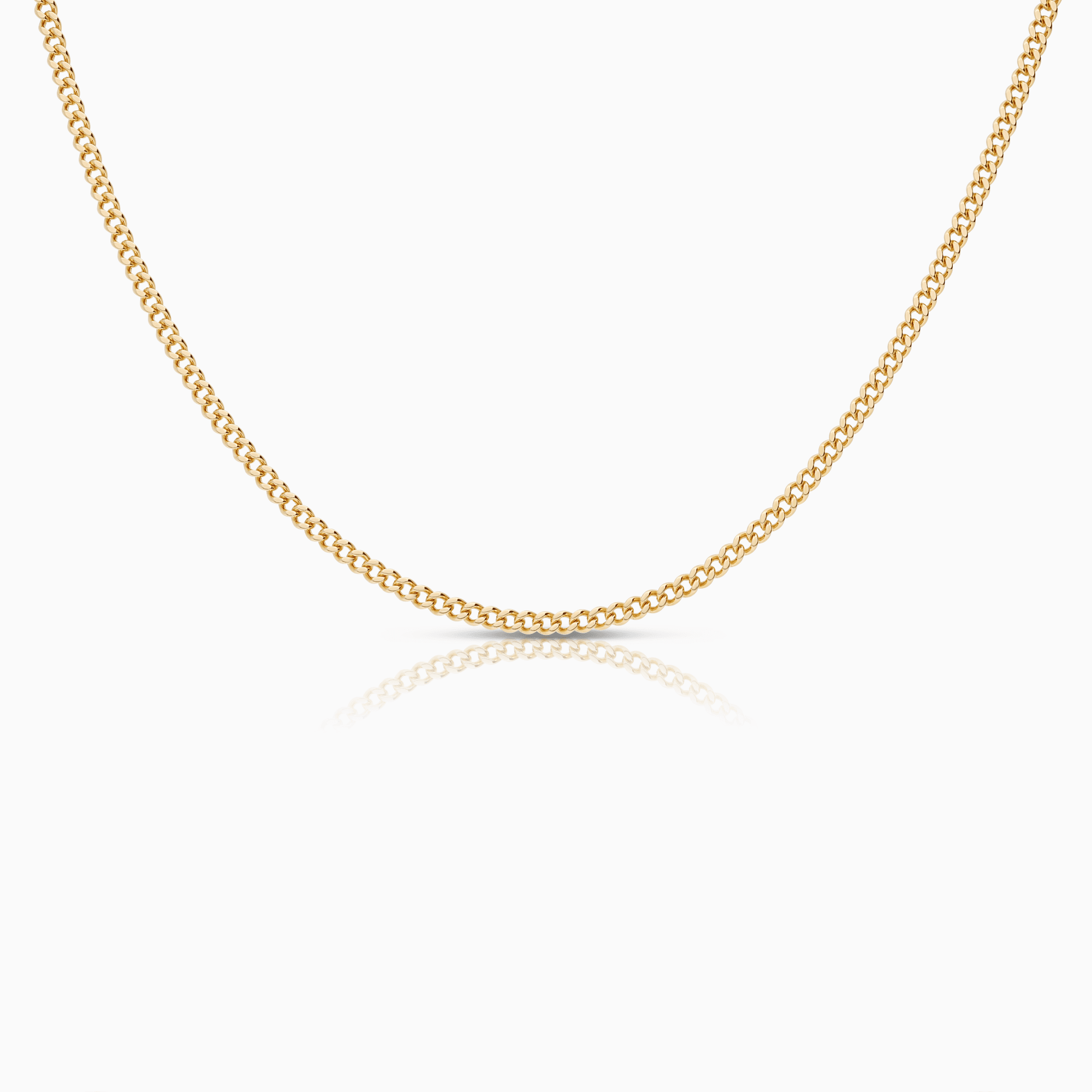 Curb necklace 11.32g 18K gold
