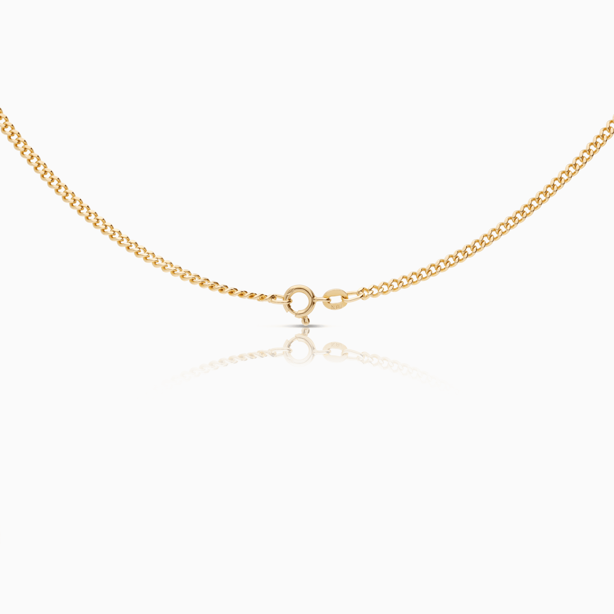 Curb necklace 11.32g 18K gold