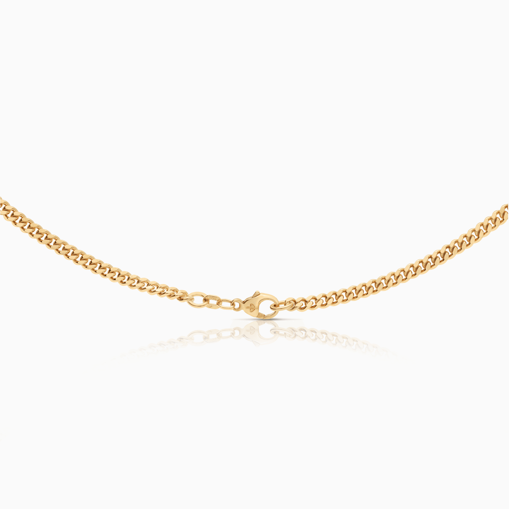 Curb chain 24.56g 18K gold