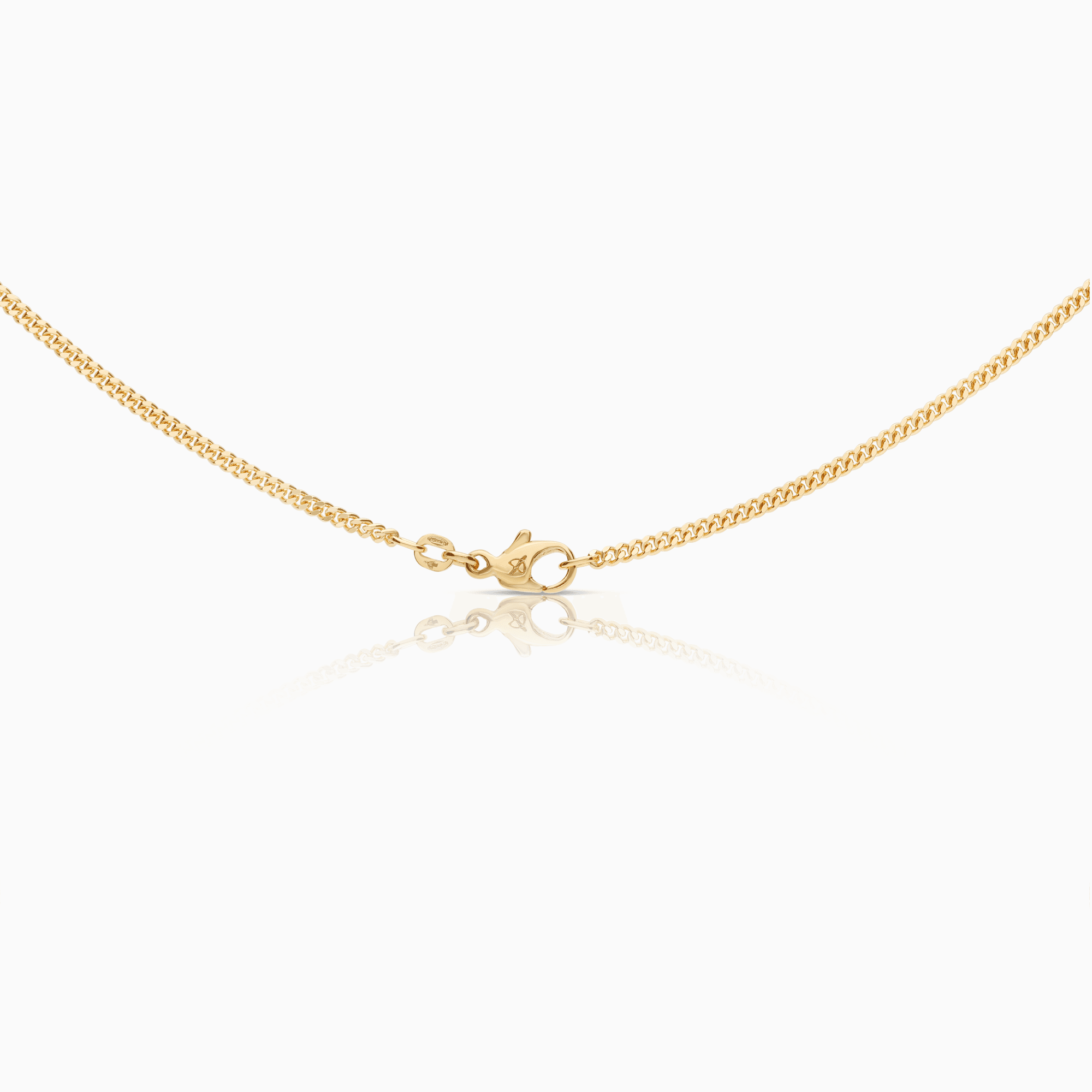 Curb chain 44.5cm 18K gold
