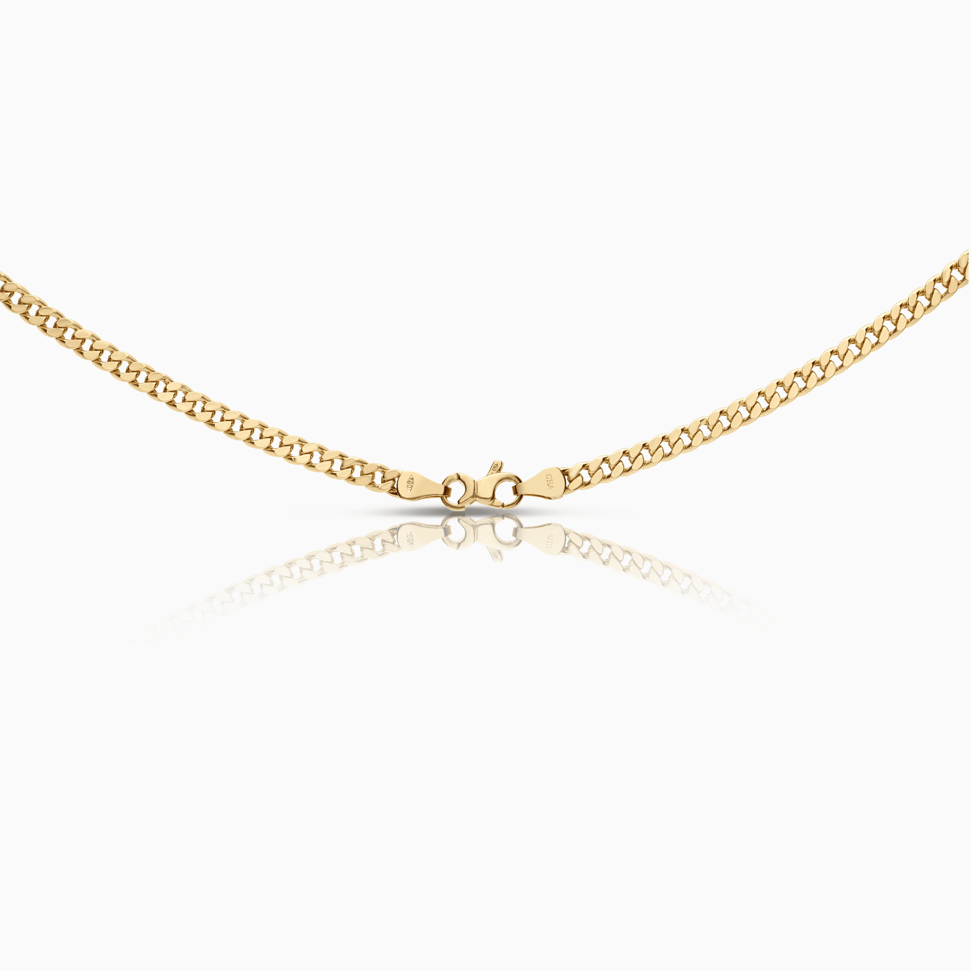 Curb chain 9.14g 18K gold
