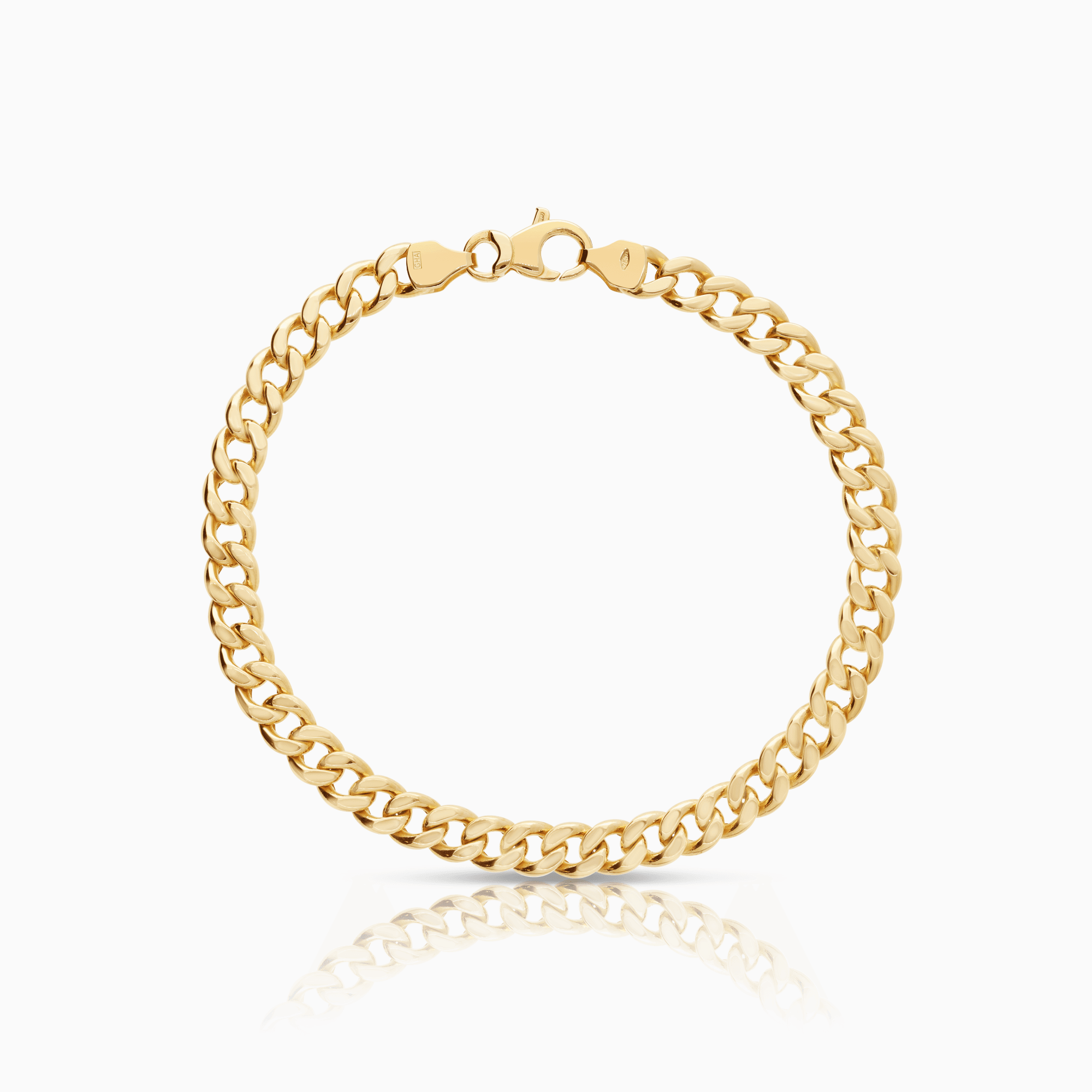 Curb bracelet 13.90g 18K gold