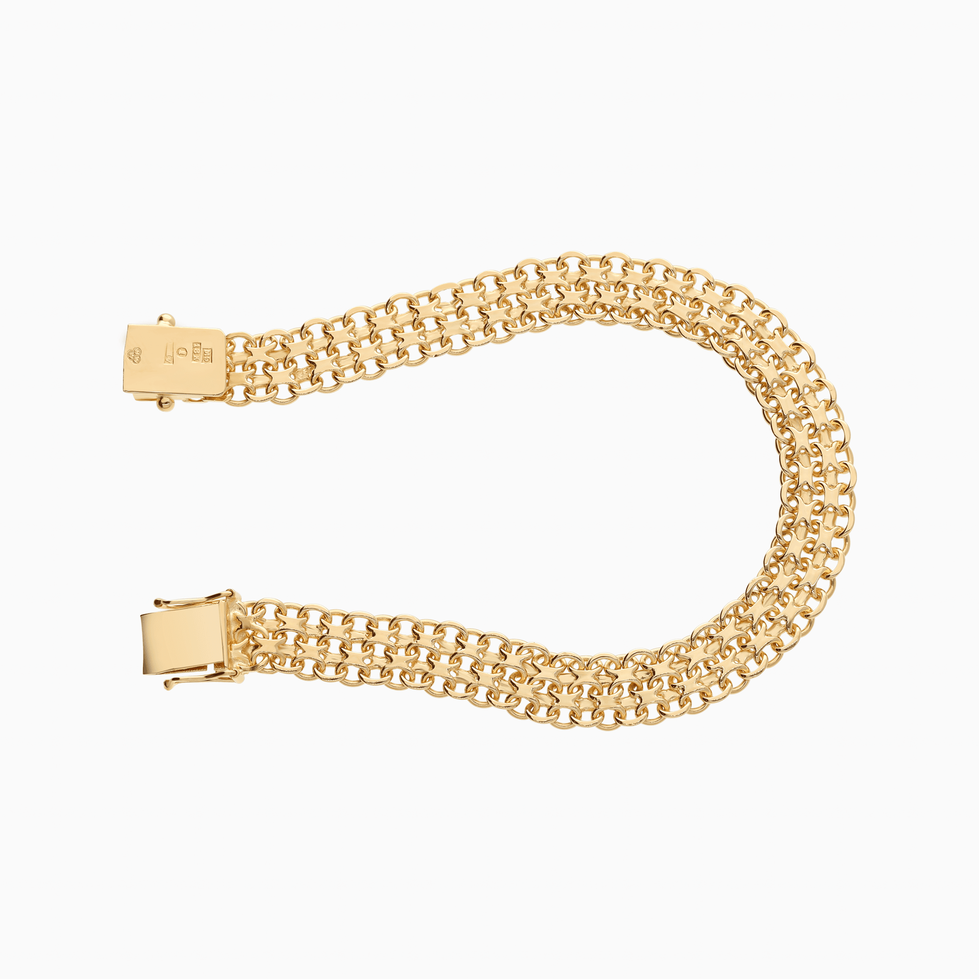 X-link bracelet 17.10g 18K gold