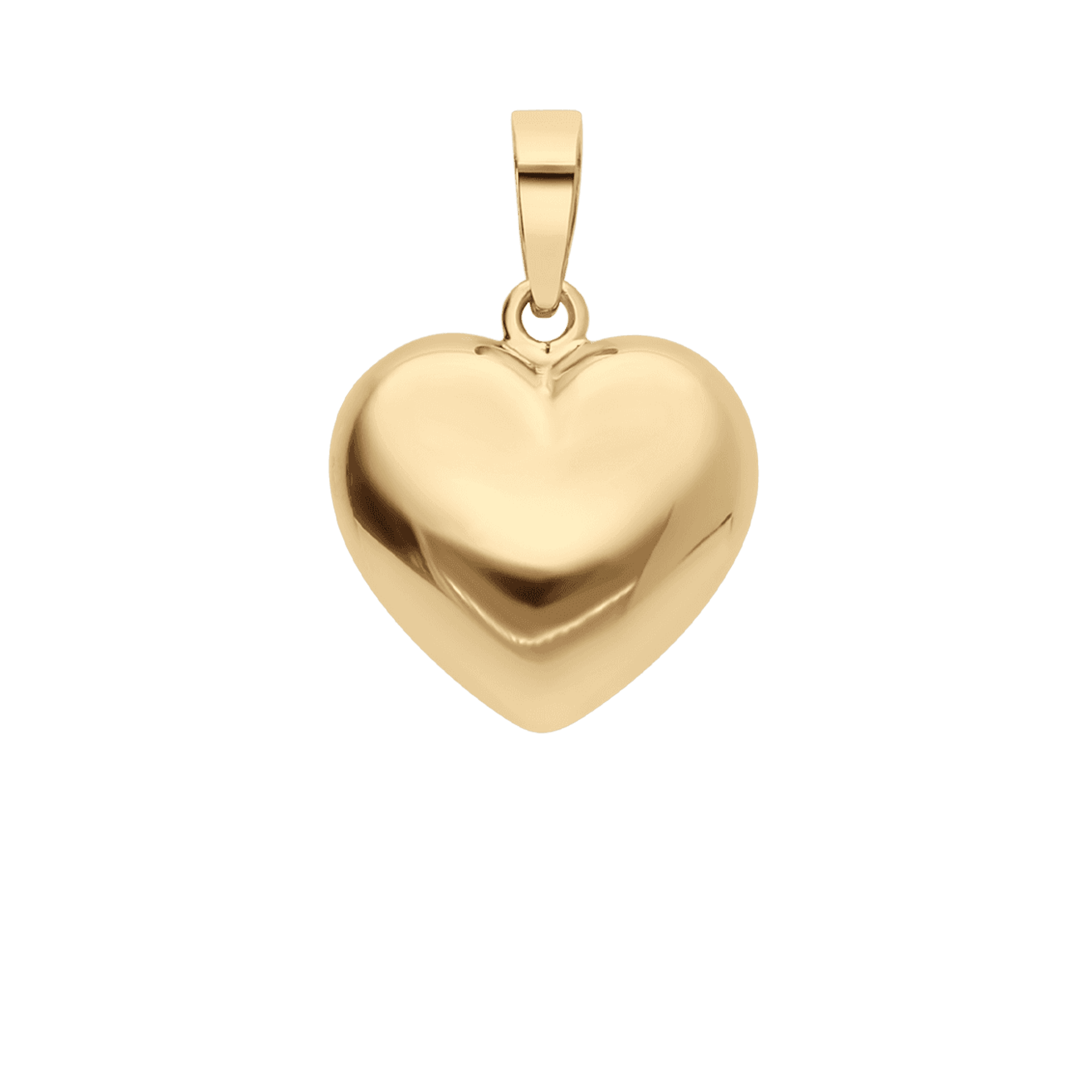 Pendant heart 0.96g 18K gold