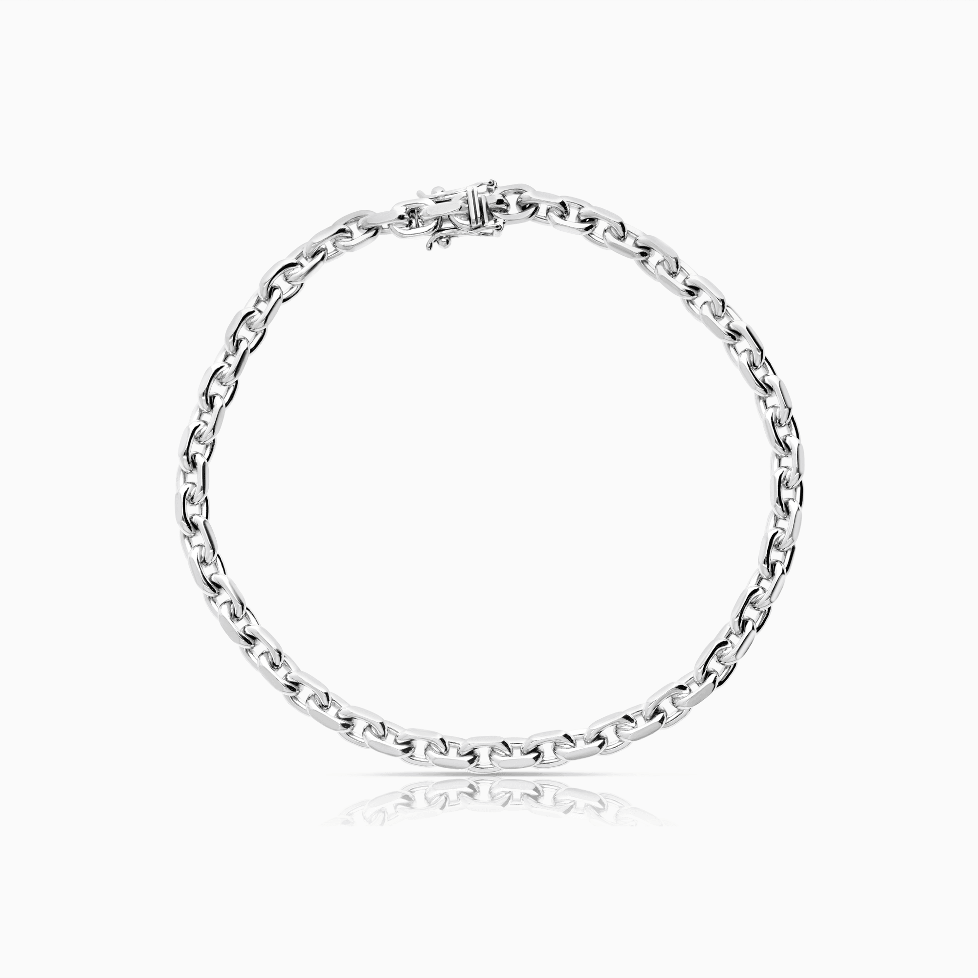 Cable Bracelet 22.95g 18K White Gold