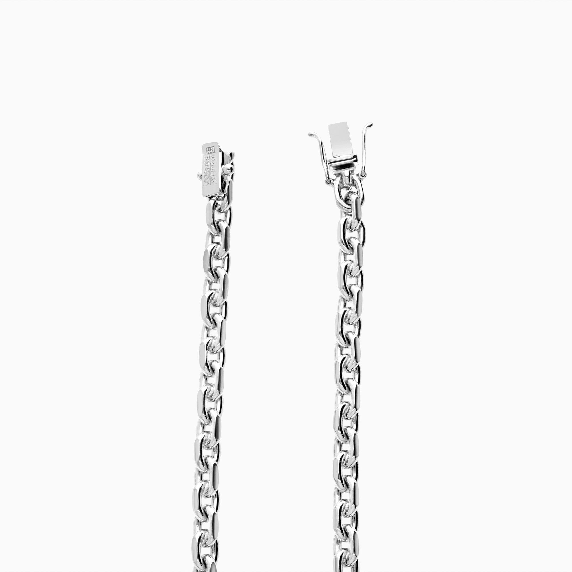 Cable Bracelet 22.95g 18K White Gold