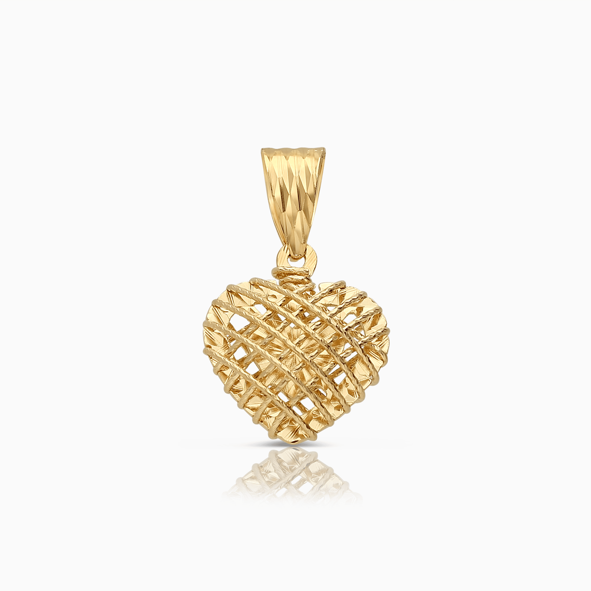 Heart pendant 1.82g 18K gold