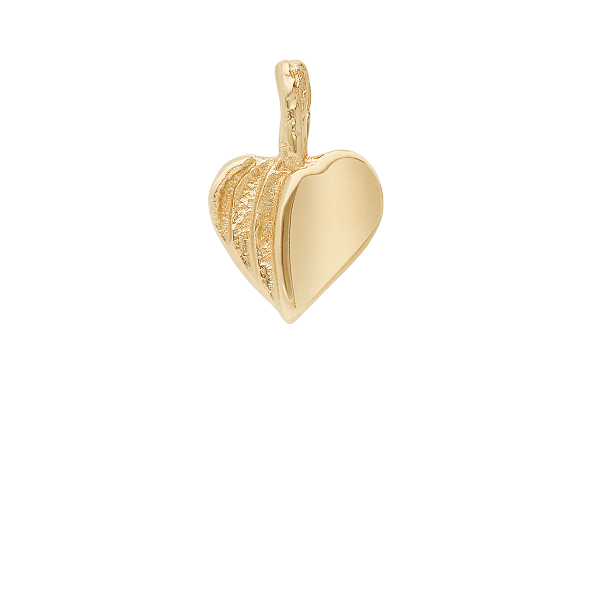 Heart pendant 1.32g 18K gold