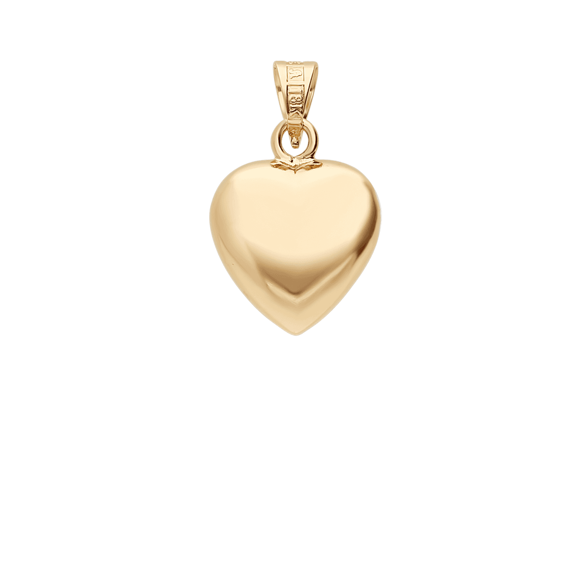 Heart pendant 2.72g 18K gold
