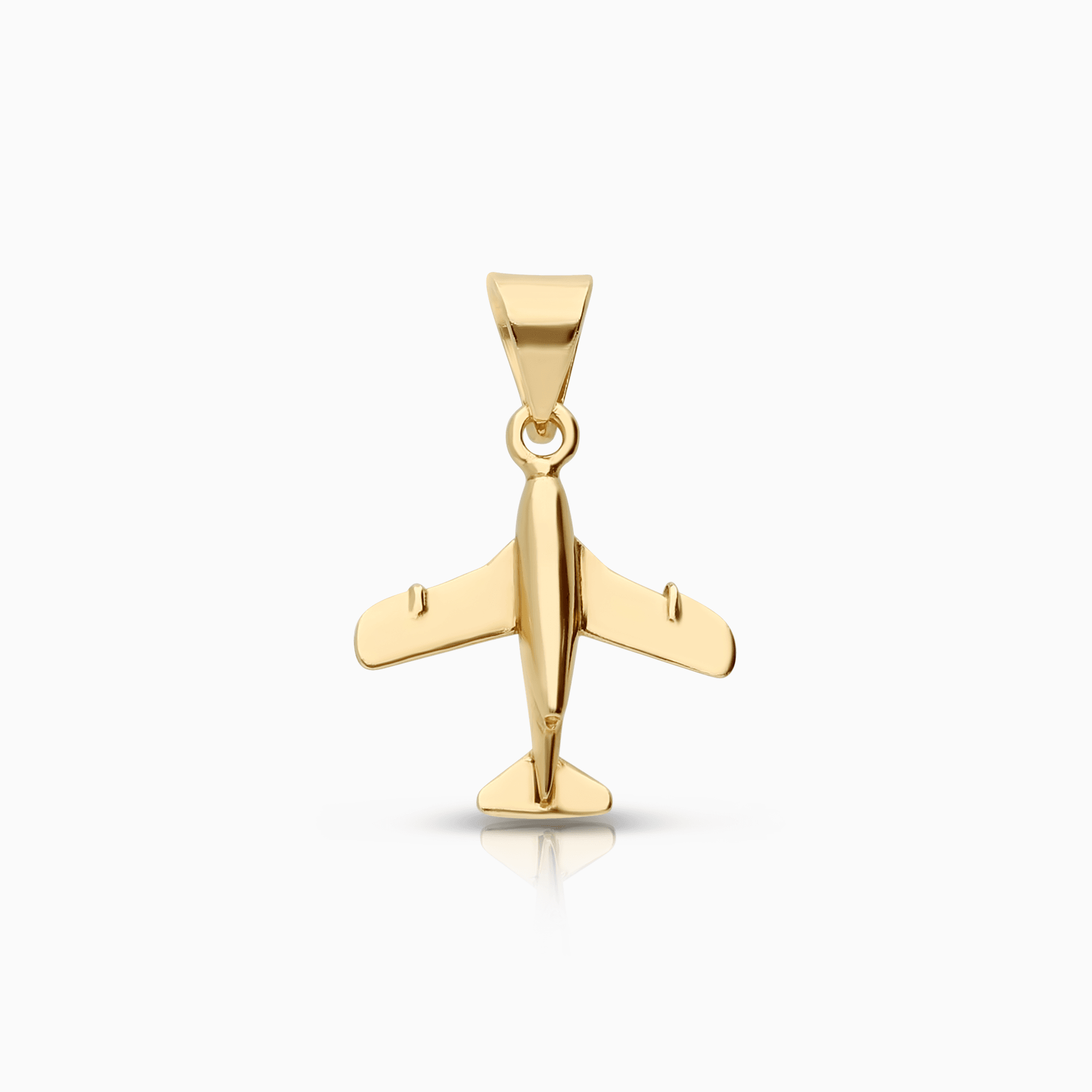 Airplane pendant 1.15g 18K gold