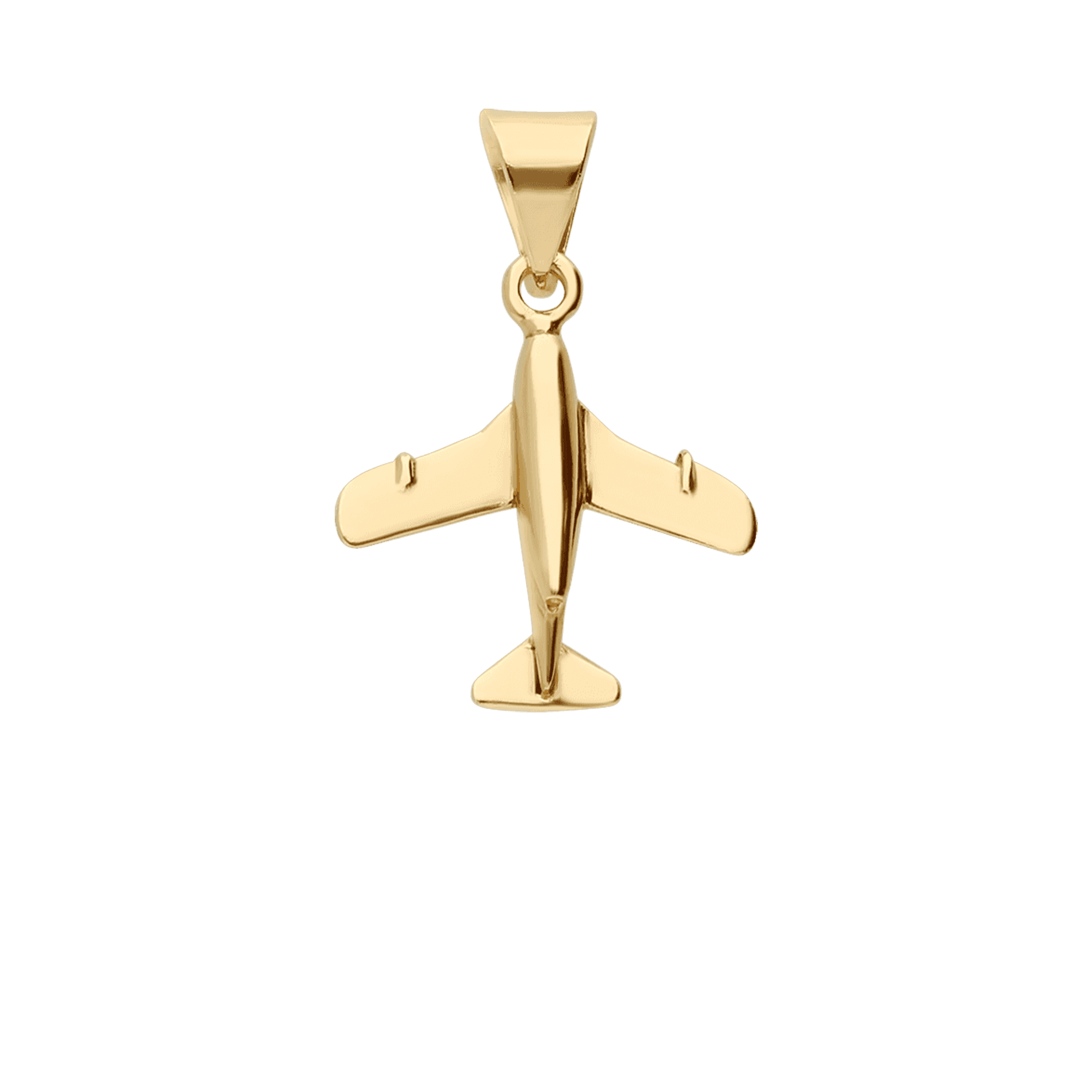 Airplane pendant 1.15g 18K gold