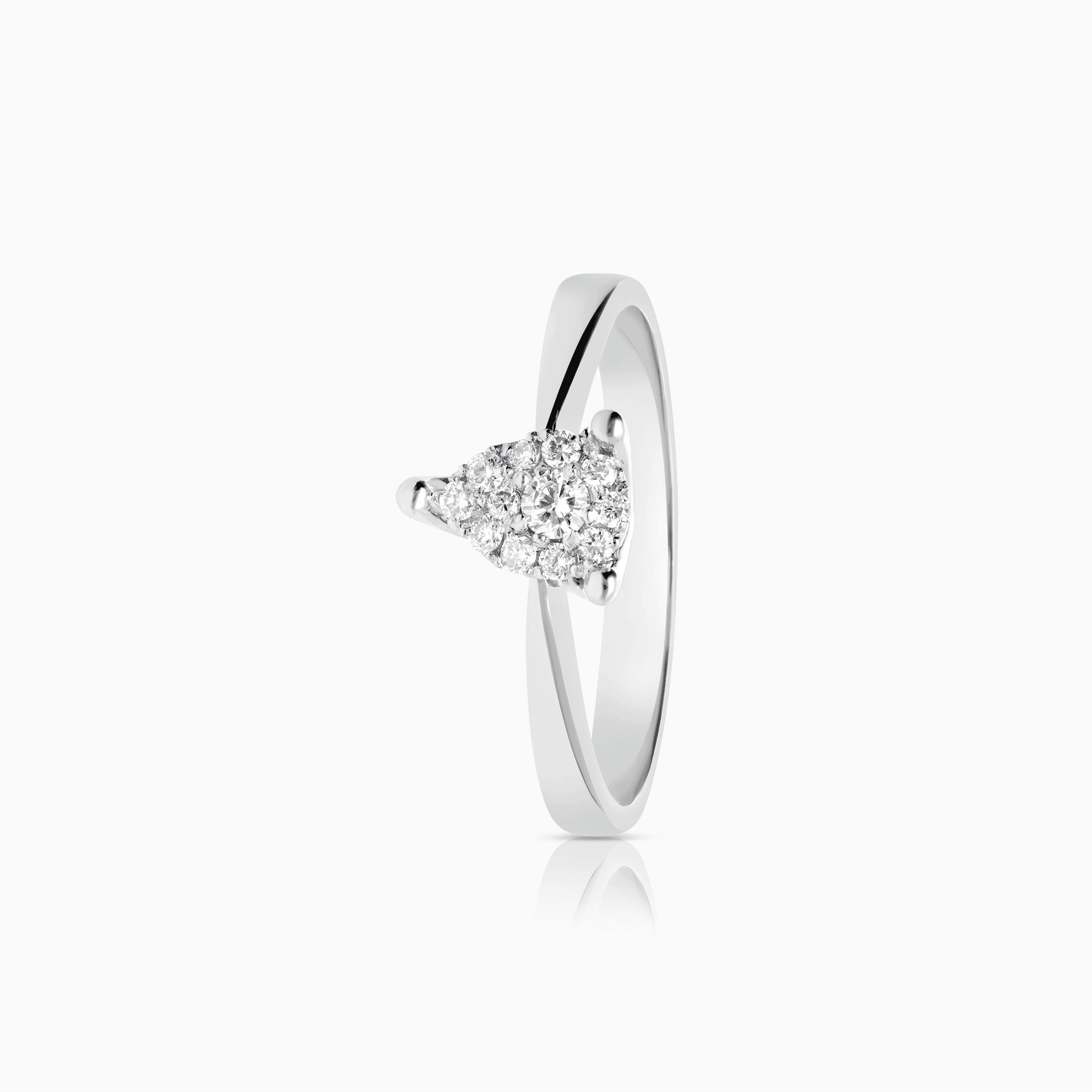 Diamond ring 0.18ct 18K