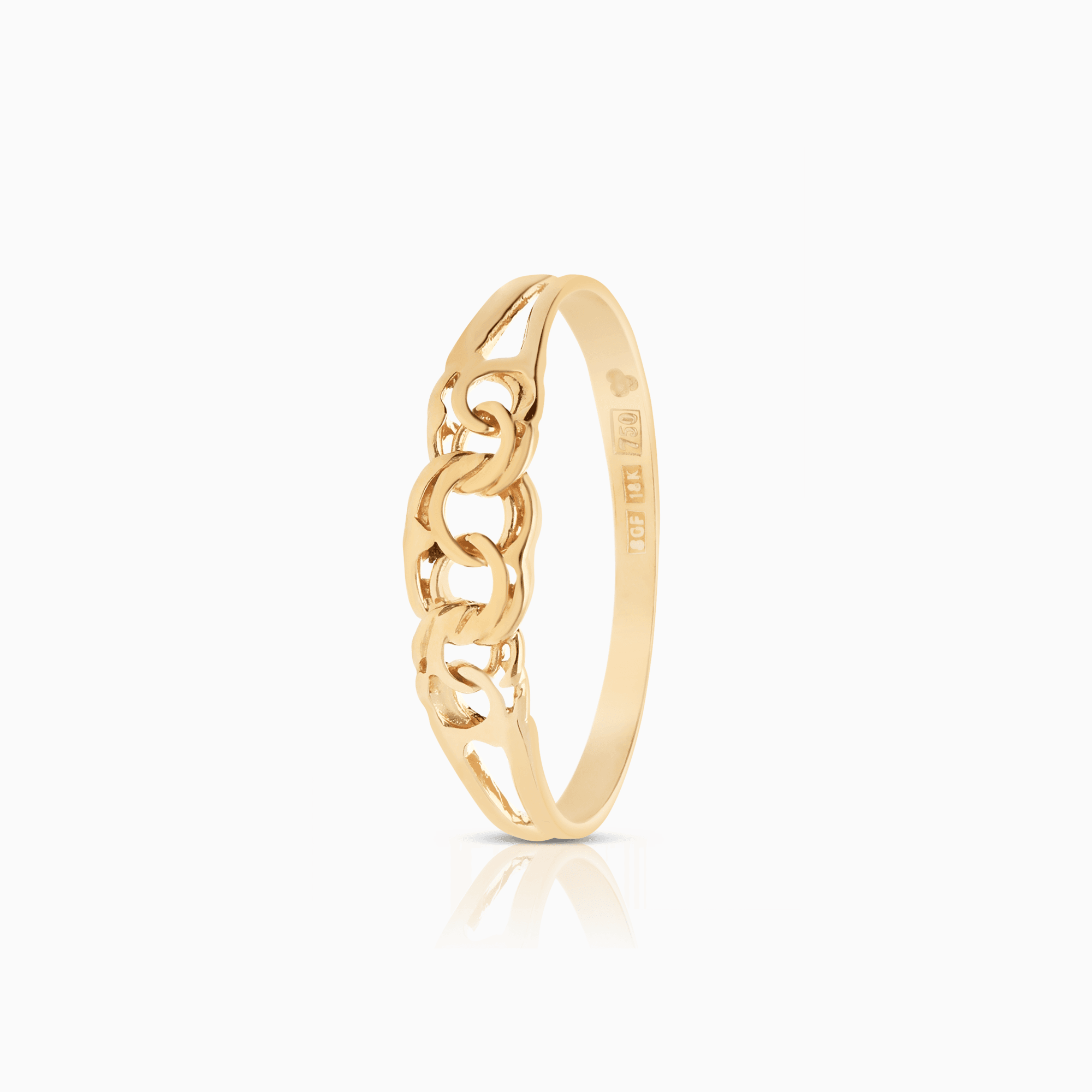 Bismarck ring 0,98g 18K guld
