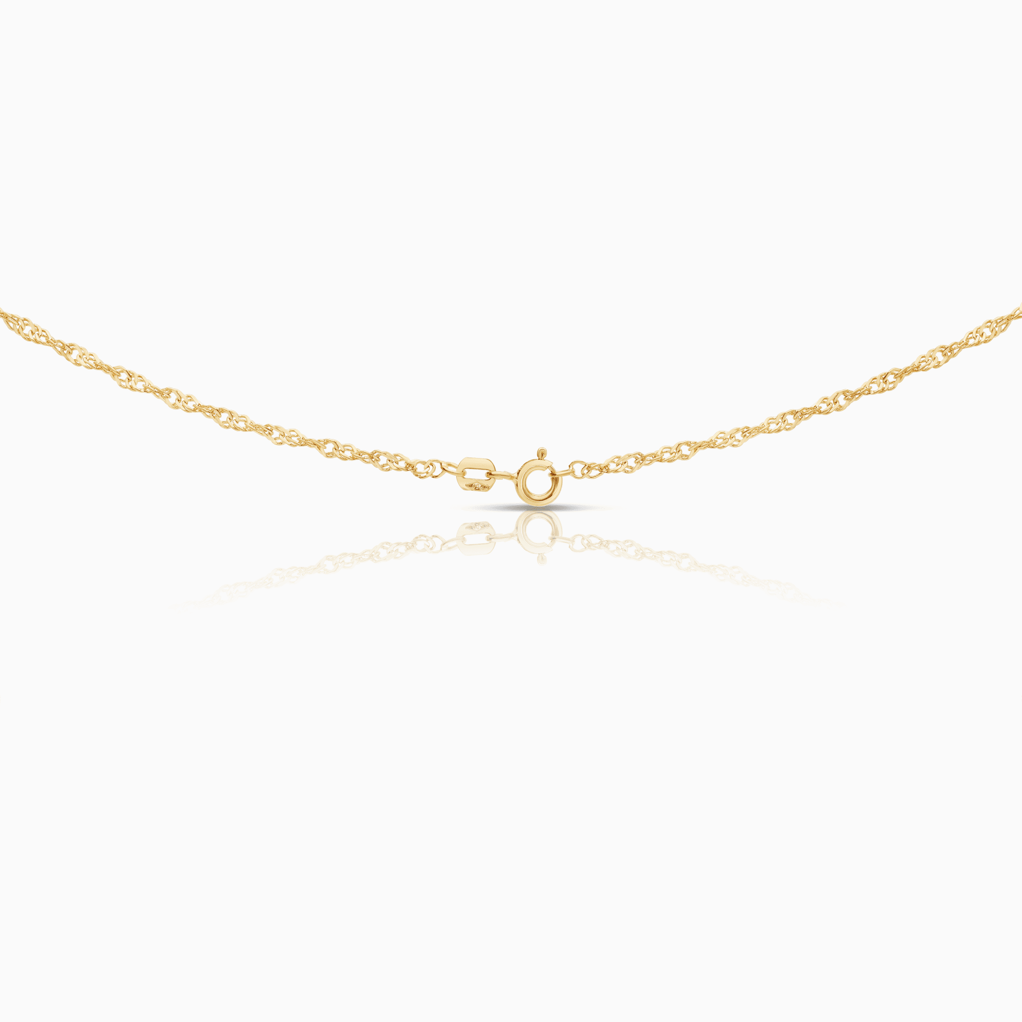 Singapore necklace 3.65g 18K gold