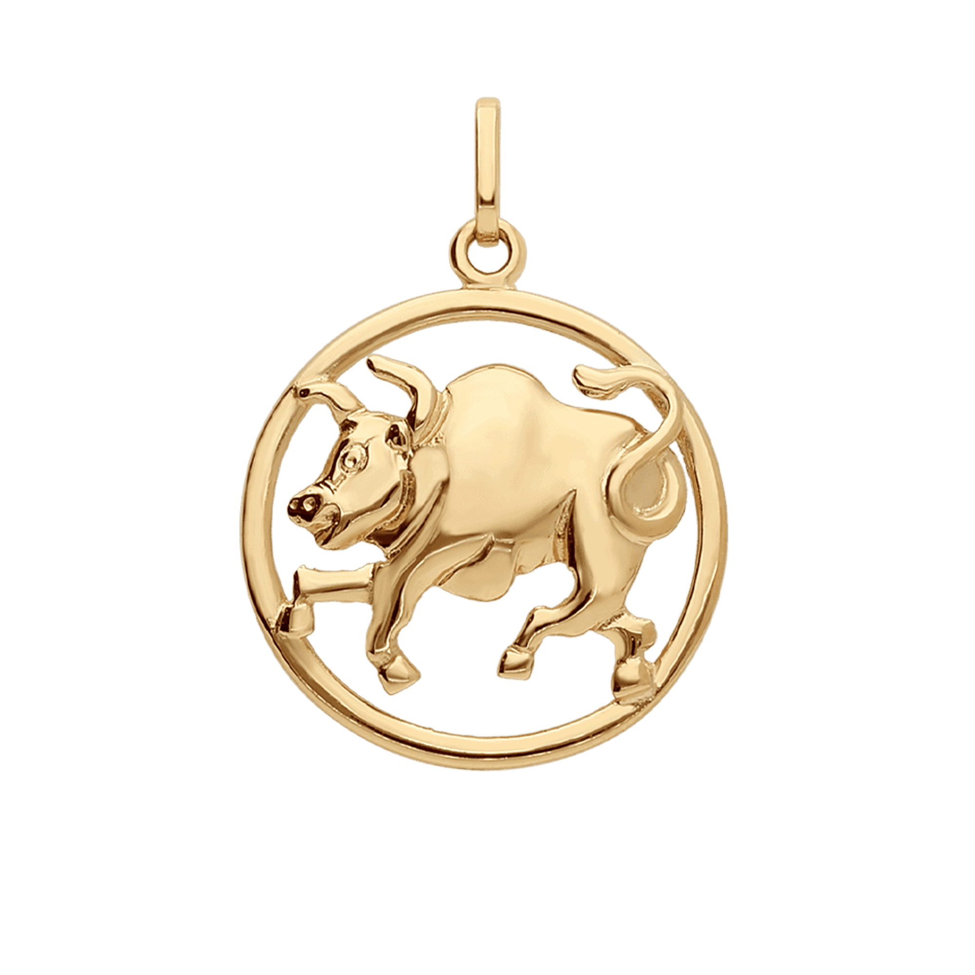Bull pendant 2.10g 18K gold