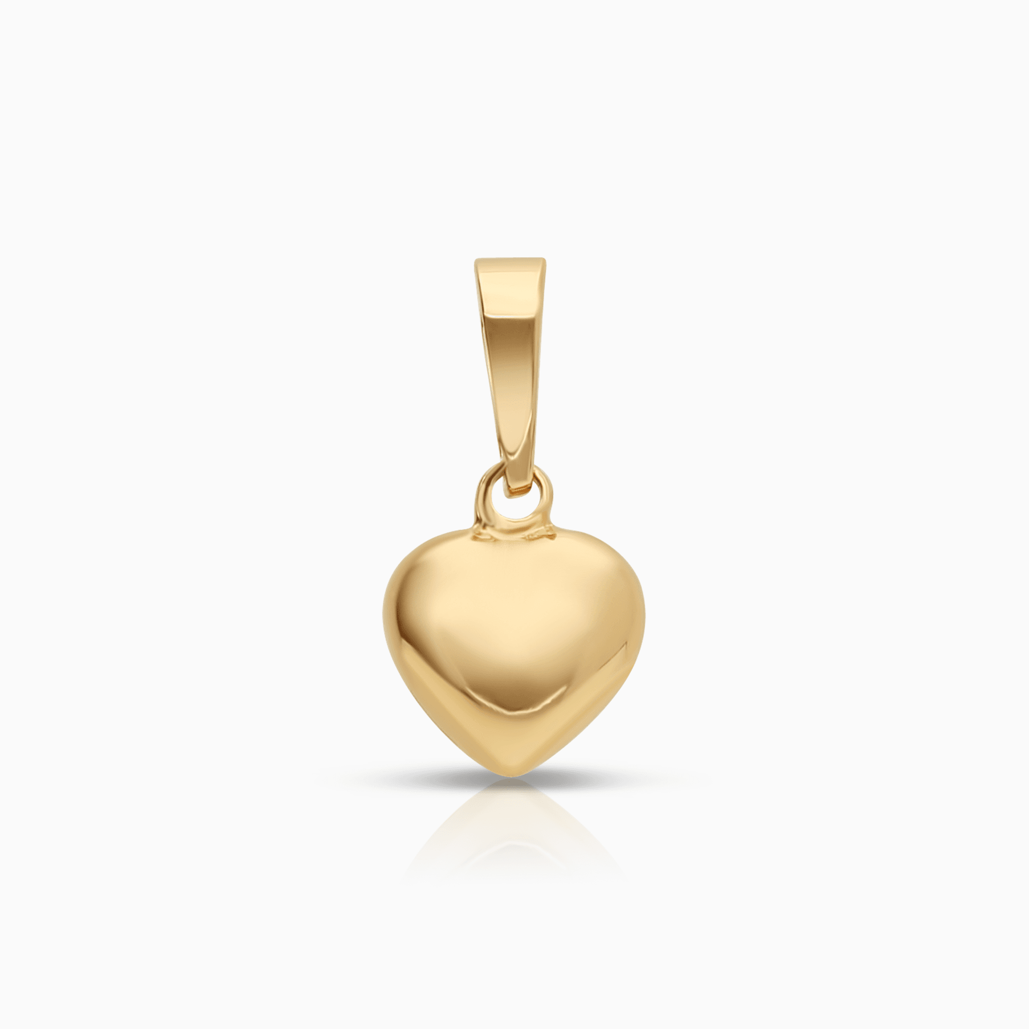 Heart pendant 1.38g 18K gold