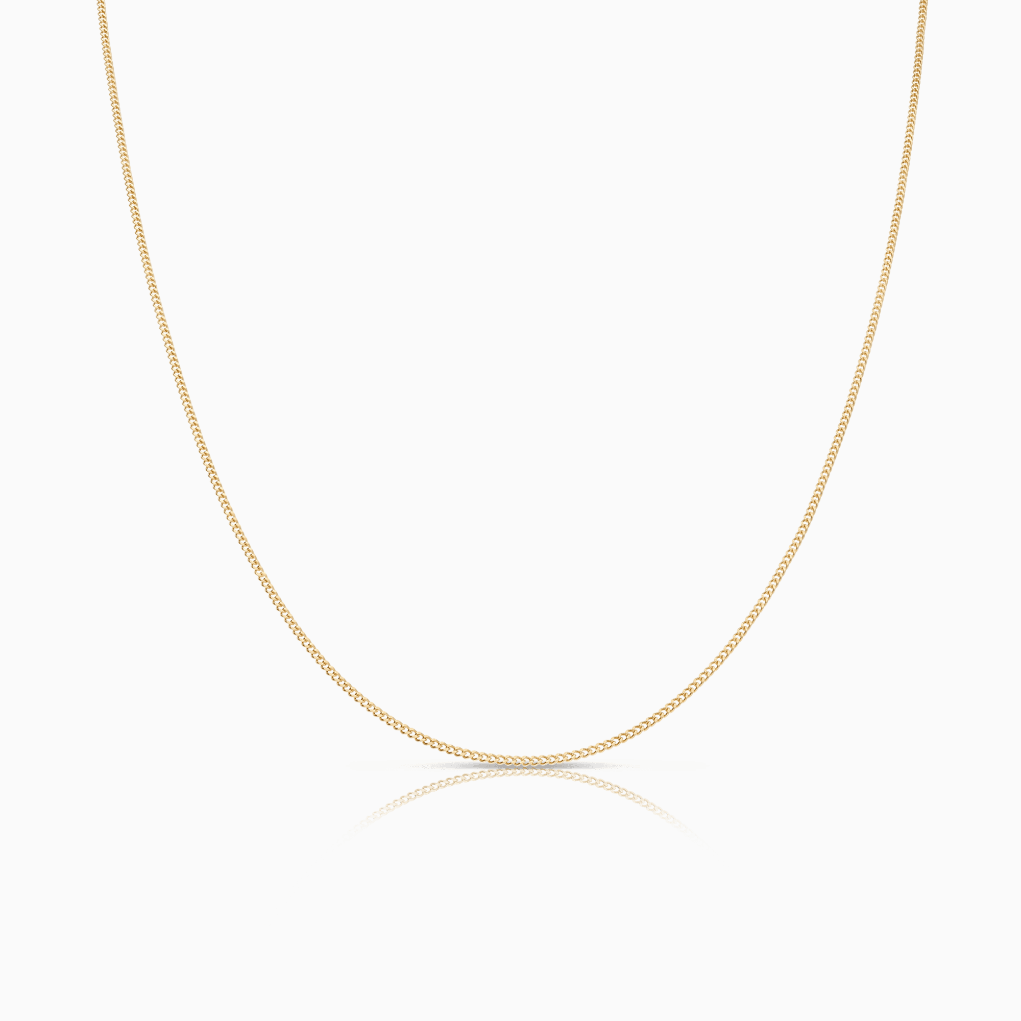 Pansarlänk 44cm 18K guld