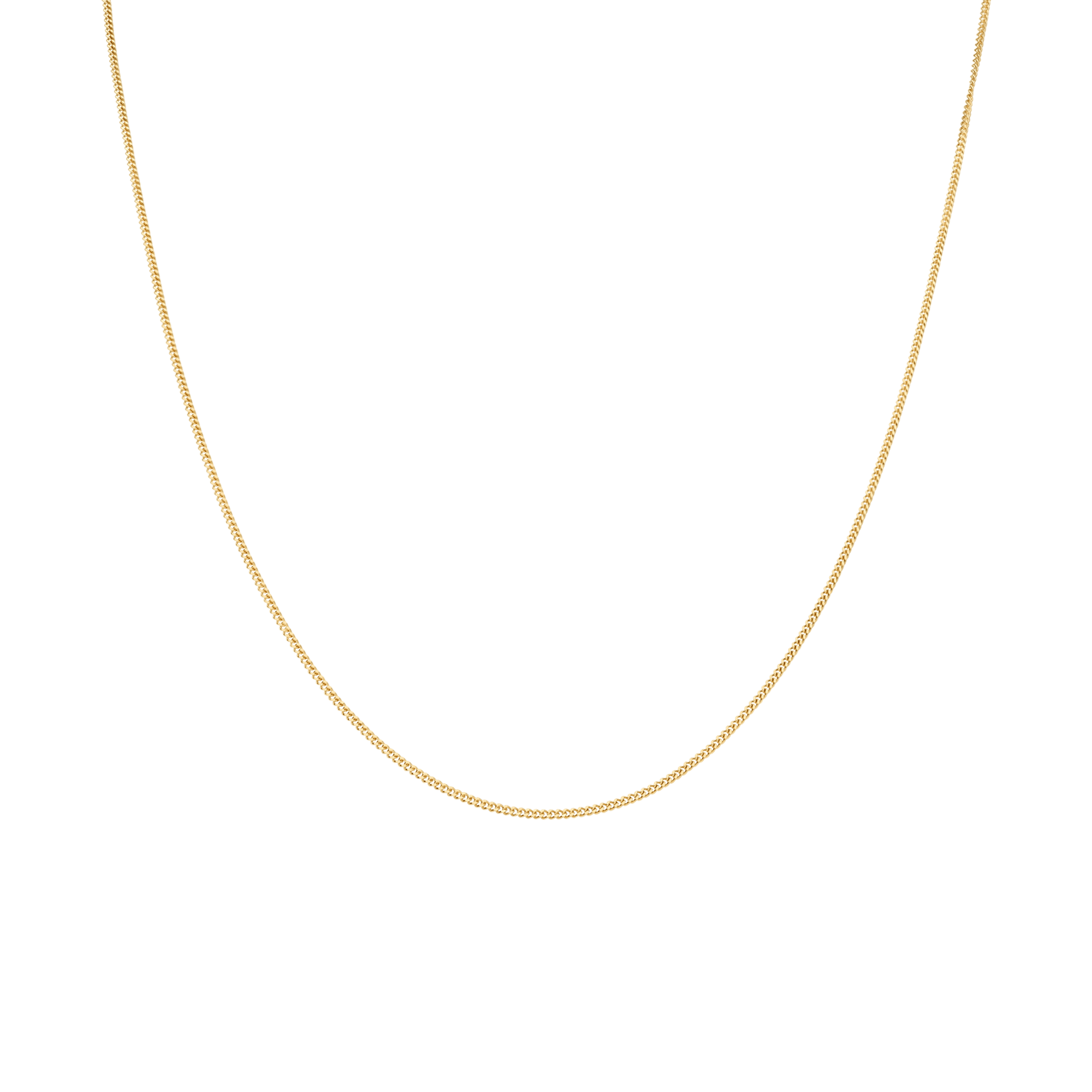 Curb chain 38cm 18K gold