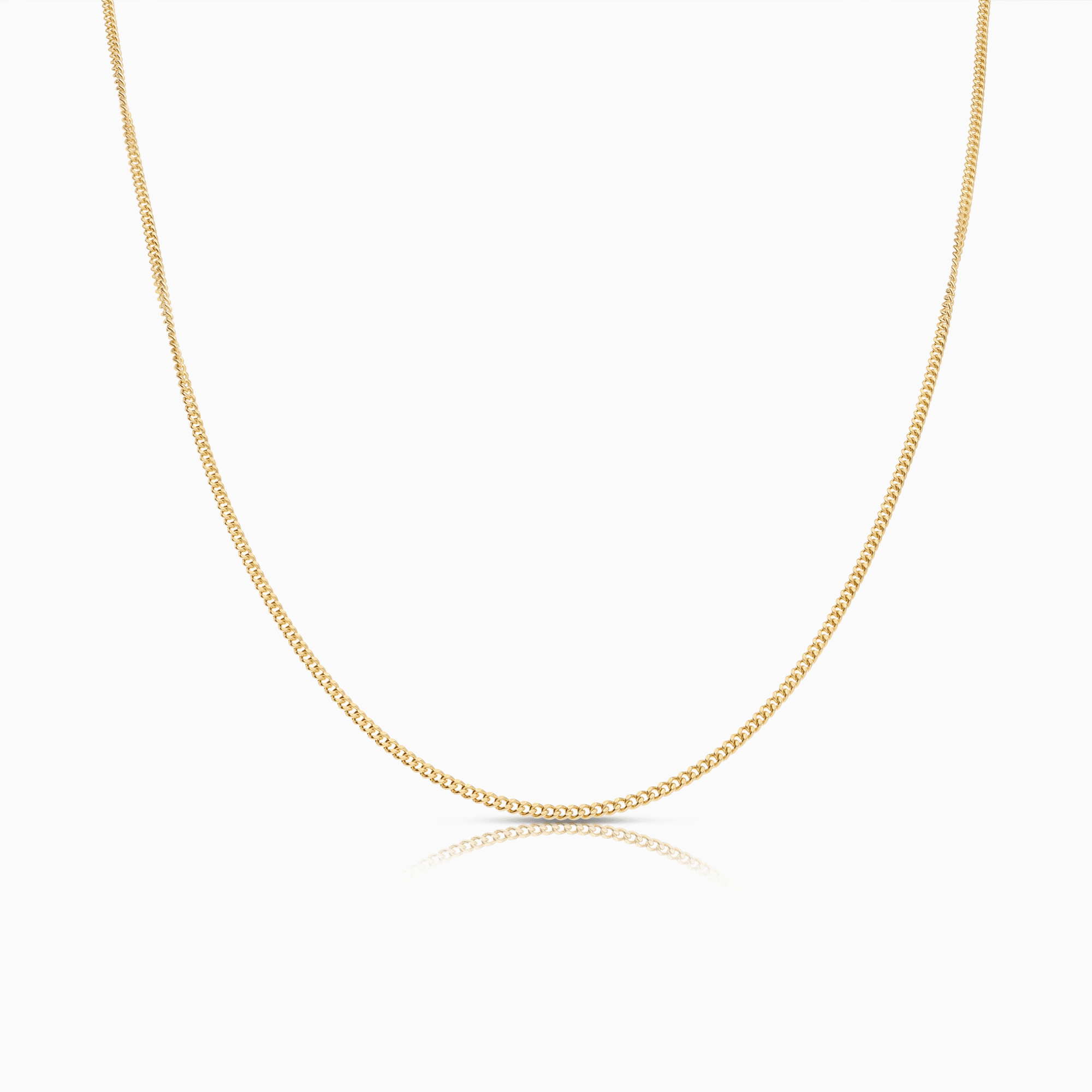 Pansarlänk 52cm 18K guld
