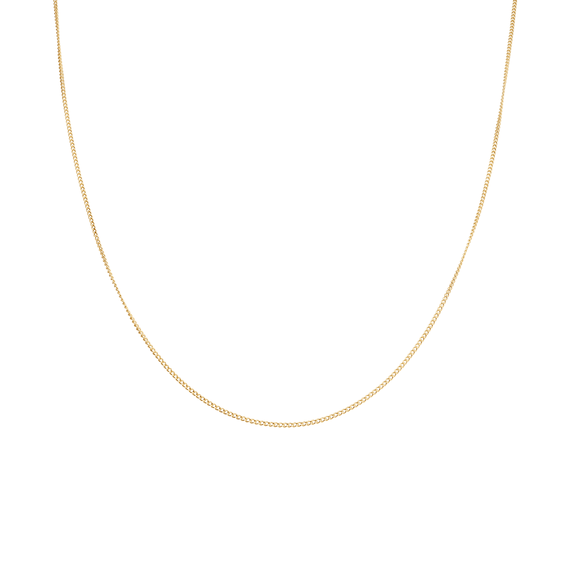 Curb chain 39.5cm 18K gold