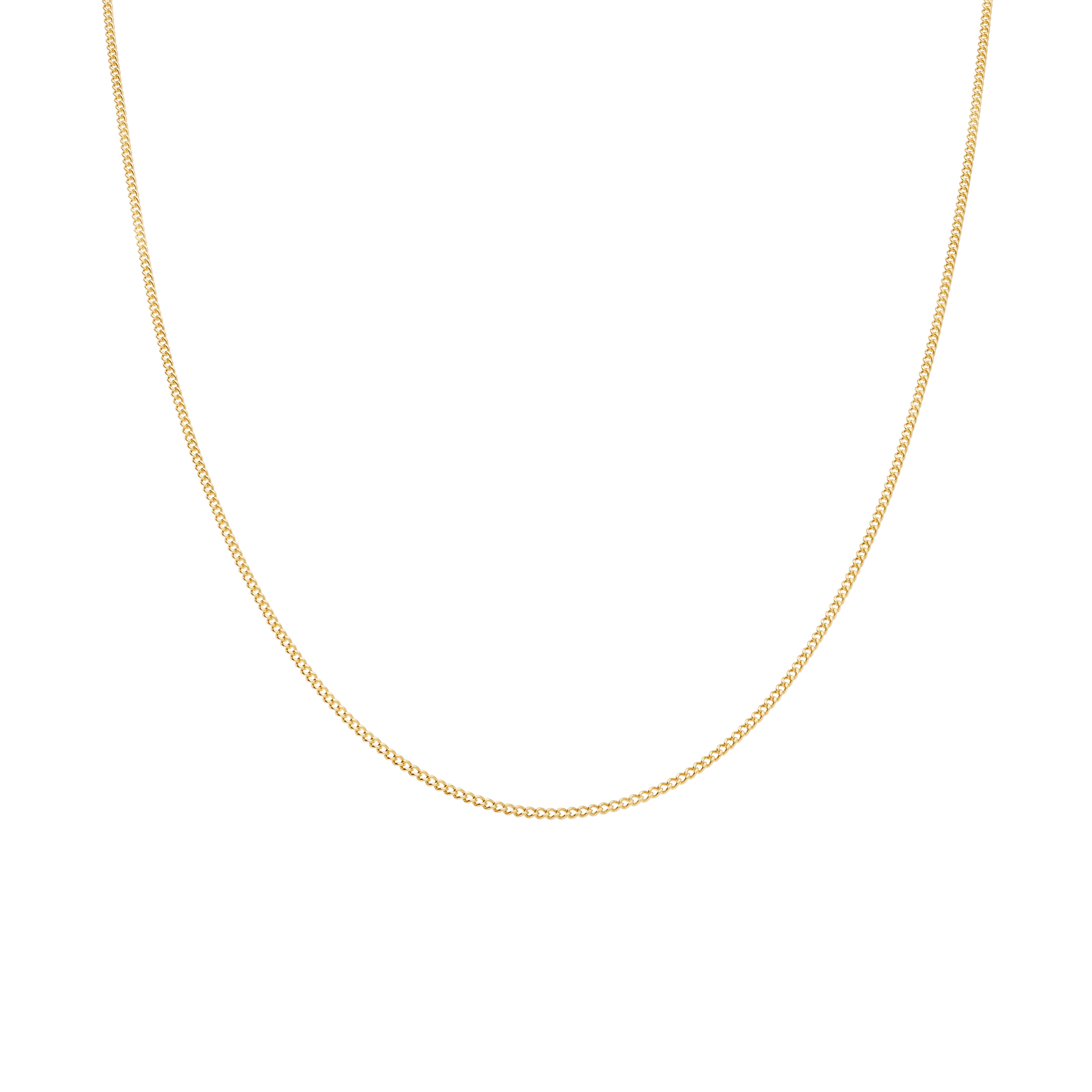 Curb chain 44cm 18K gold