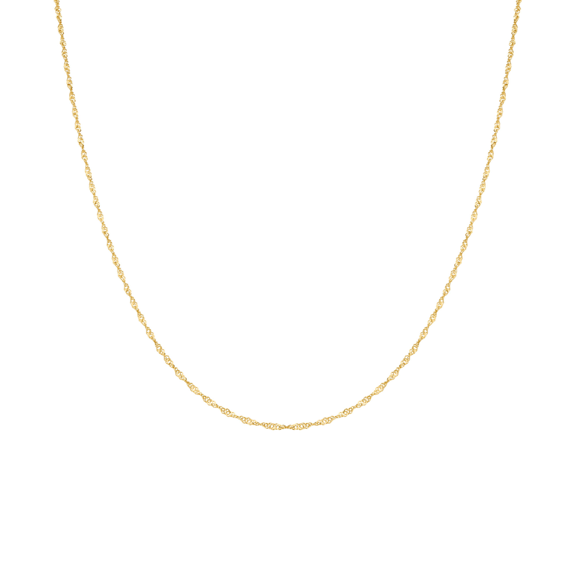 Singapore chain 41.5cm 18K gold