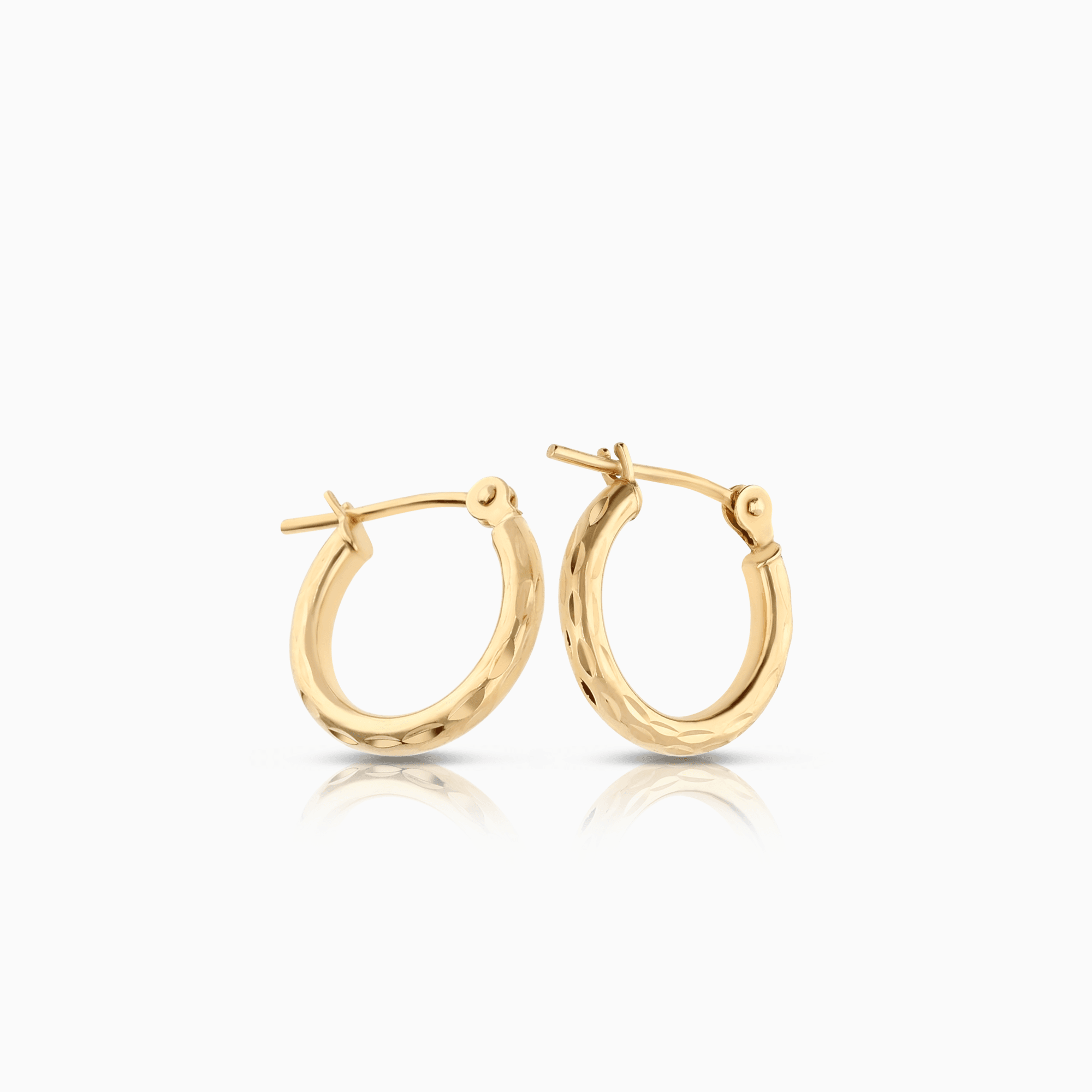 Gold Earrings Hoops 0.82g 18K Gold