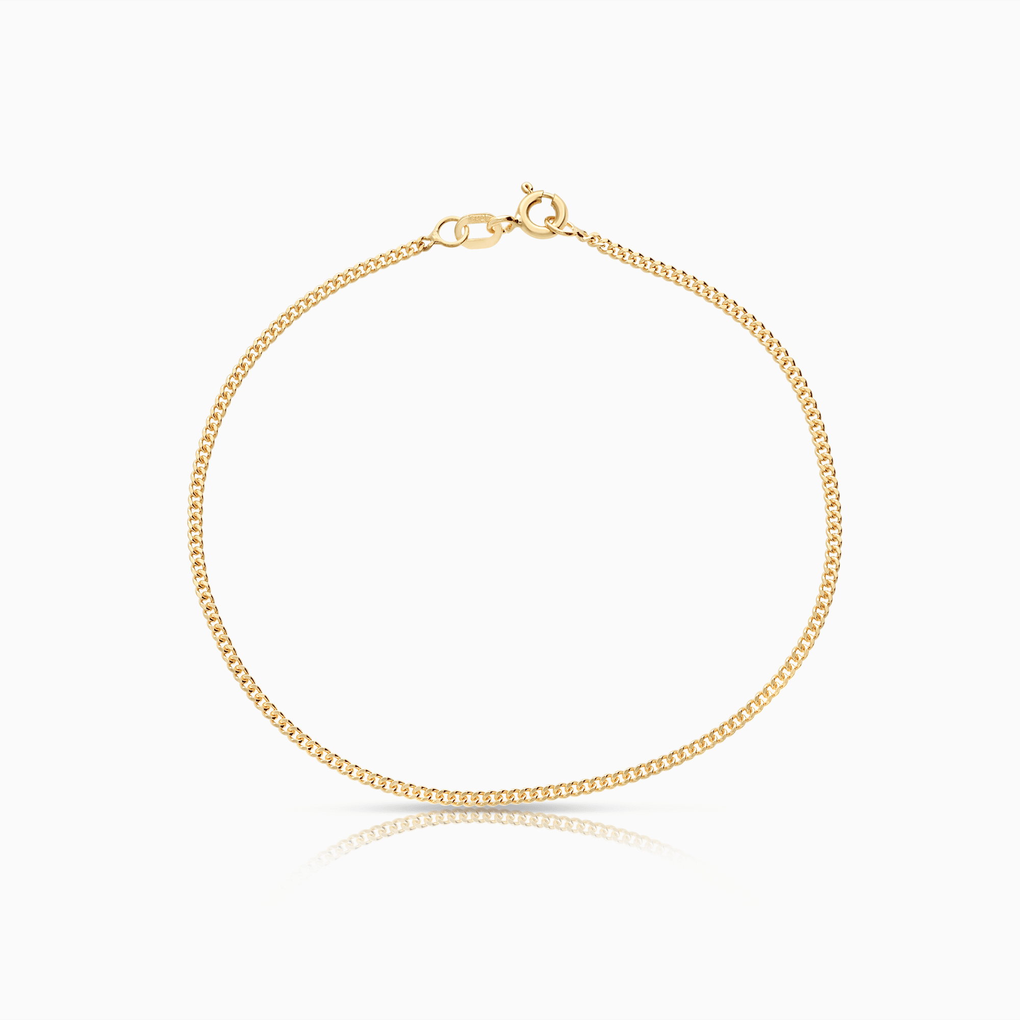 Curb bracelet 1.95g 18K gold