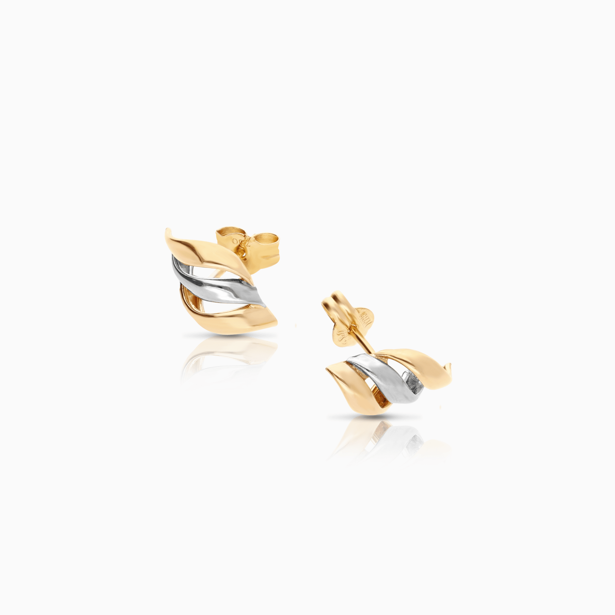 Gold earrings 0.95g 18K white/yellow/rose gold