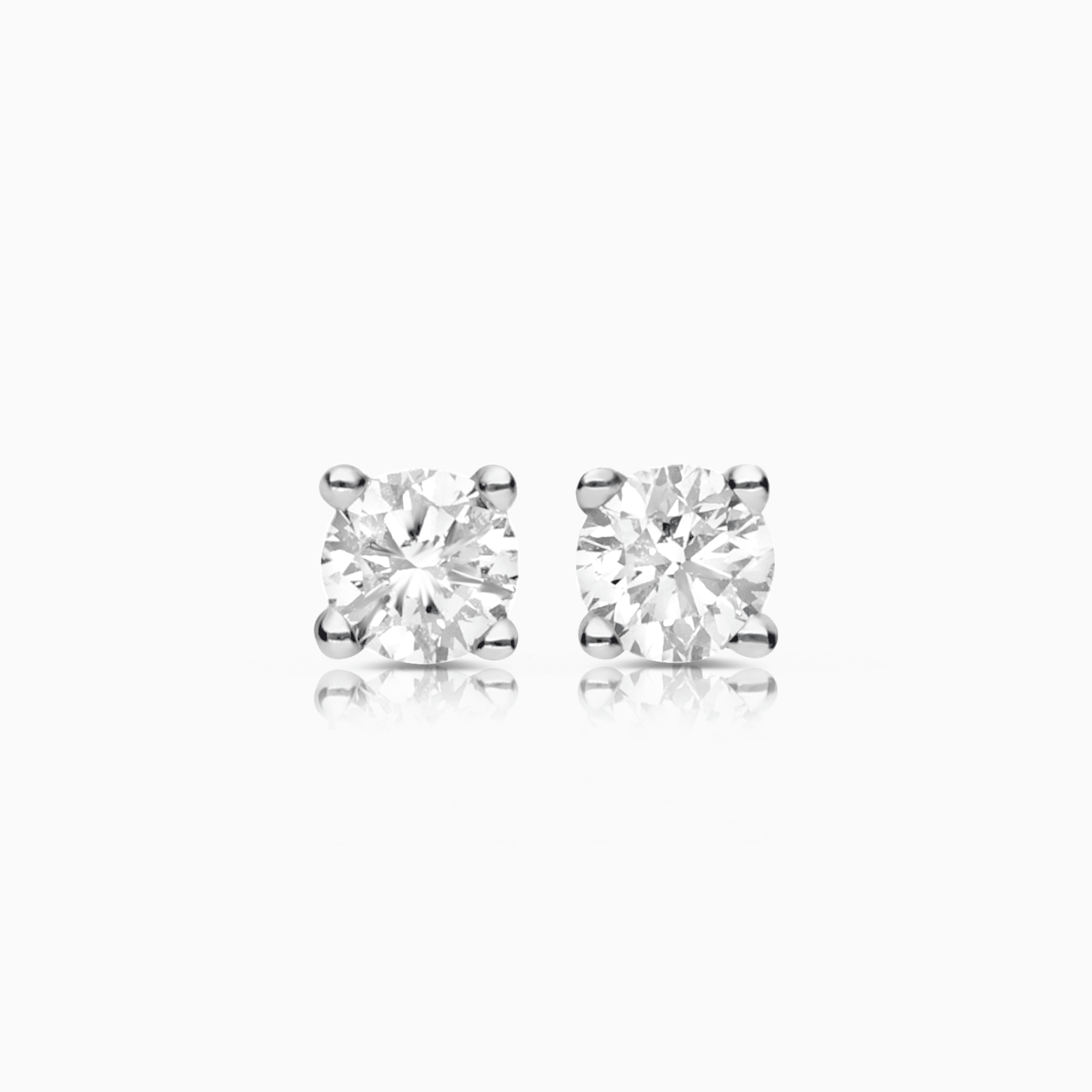 Diamantörhängen solitär 0,30ct 18K vitguld