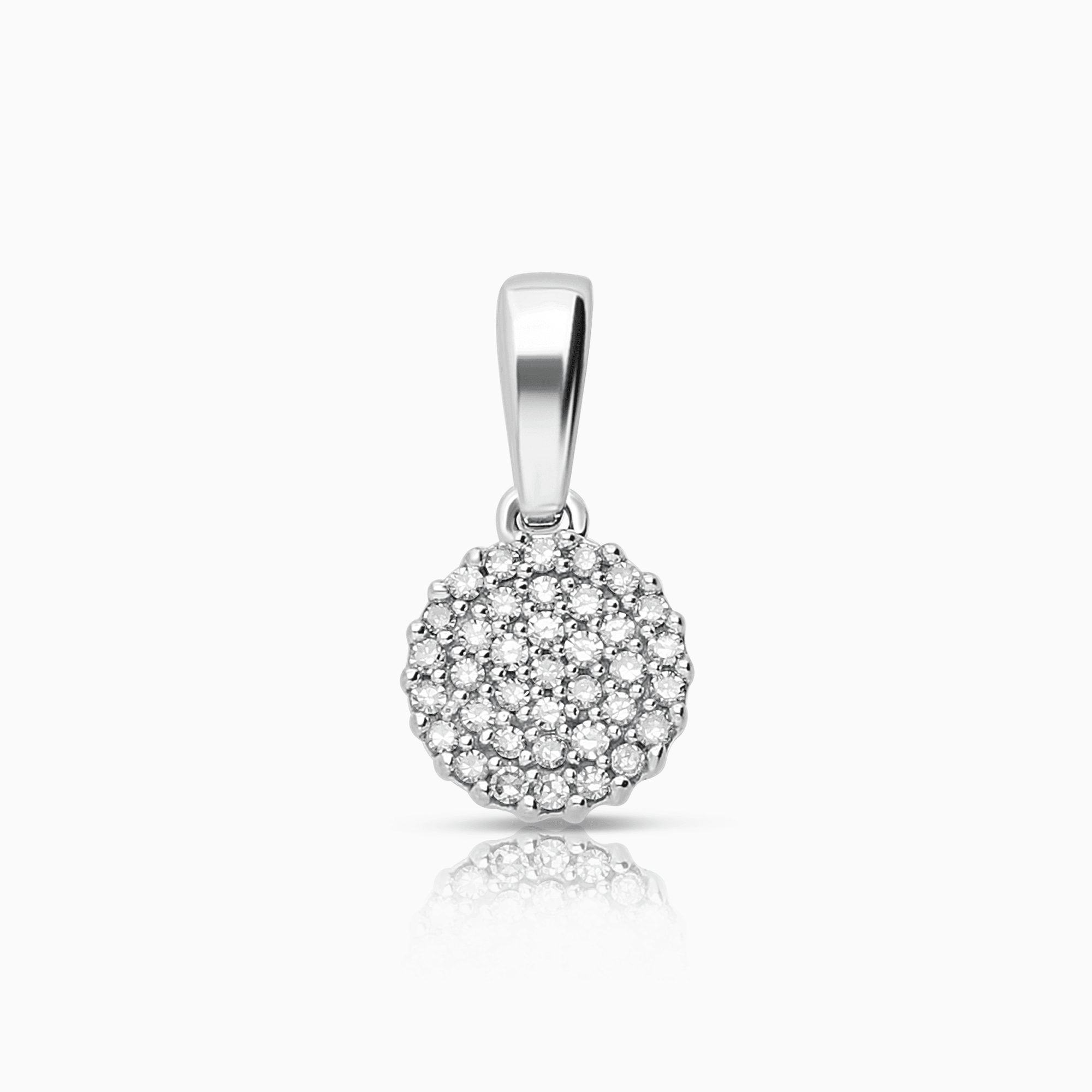 Pendant 0.18ct 18K white gold
