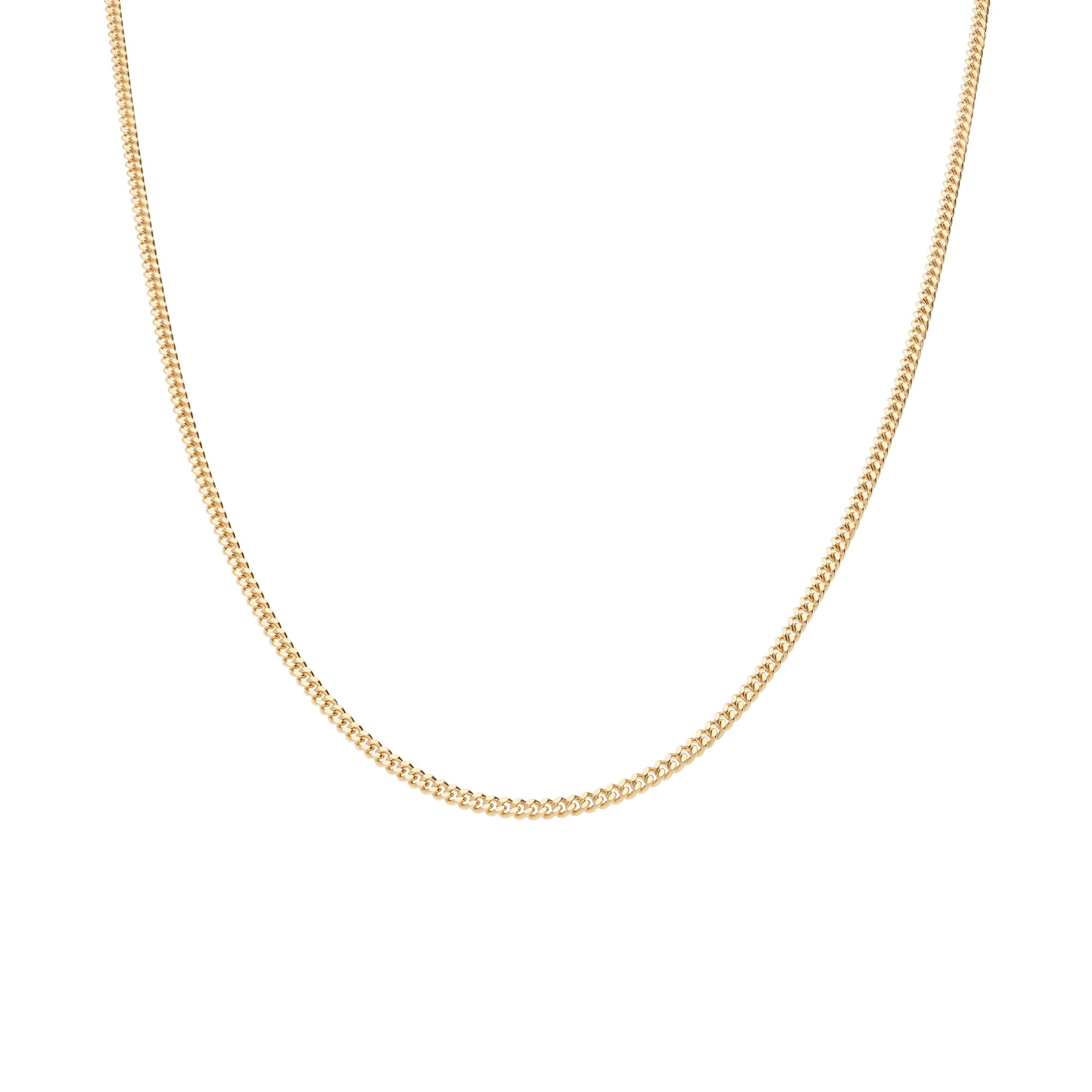 Pansarlänk 60cm 18K guld