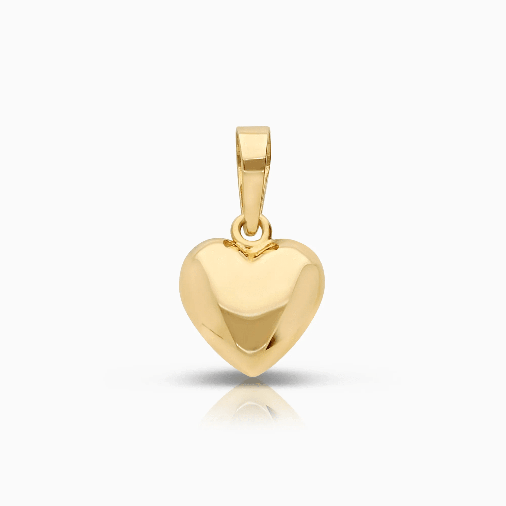 Heart pendant 0.41g 18K gold
