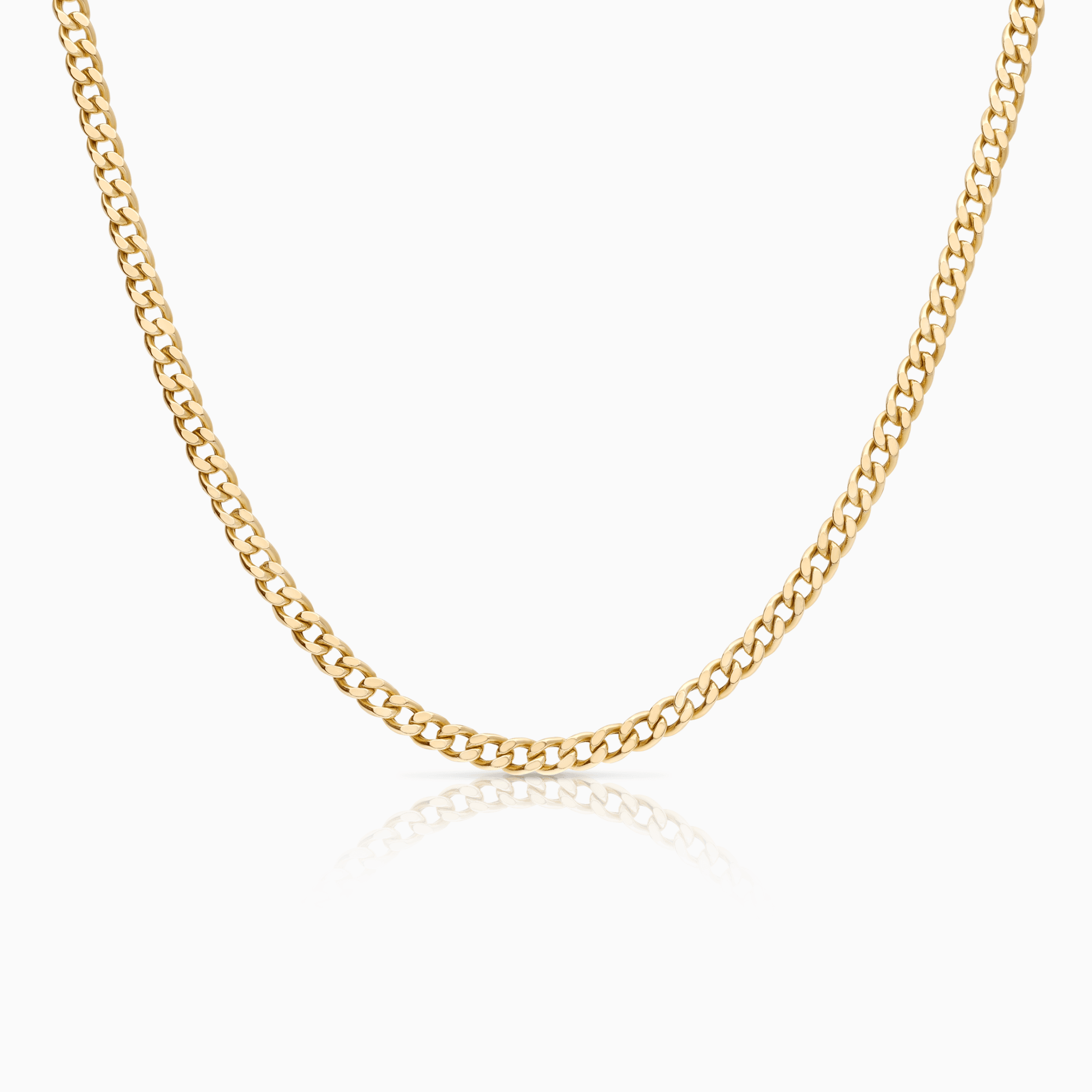 Curb chain 14.30g 18K gold