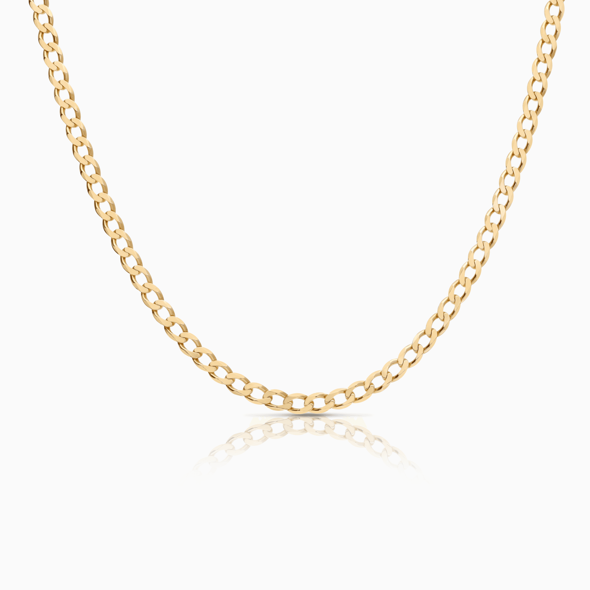 Curb chain 18.14g 18K gold
