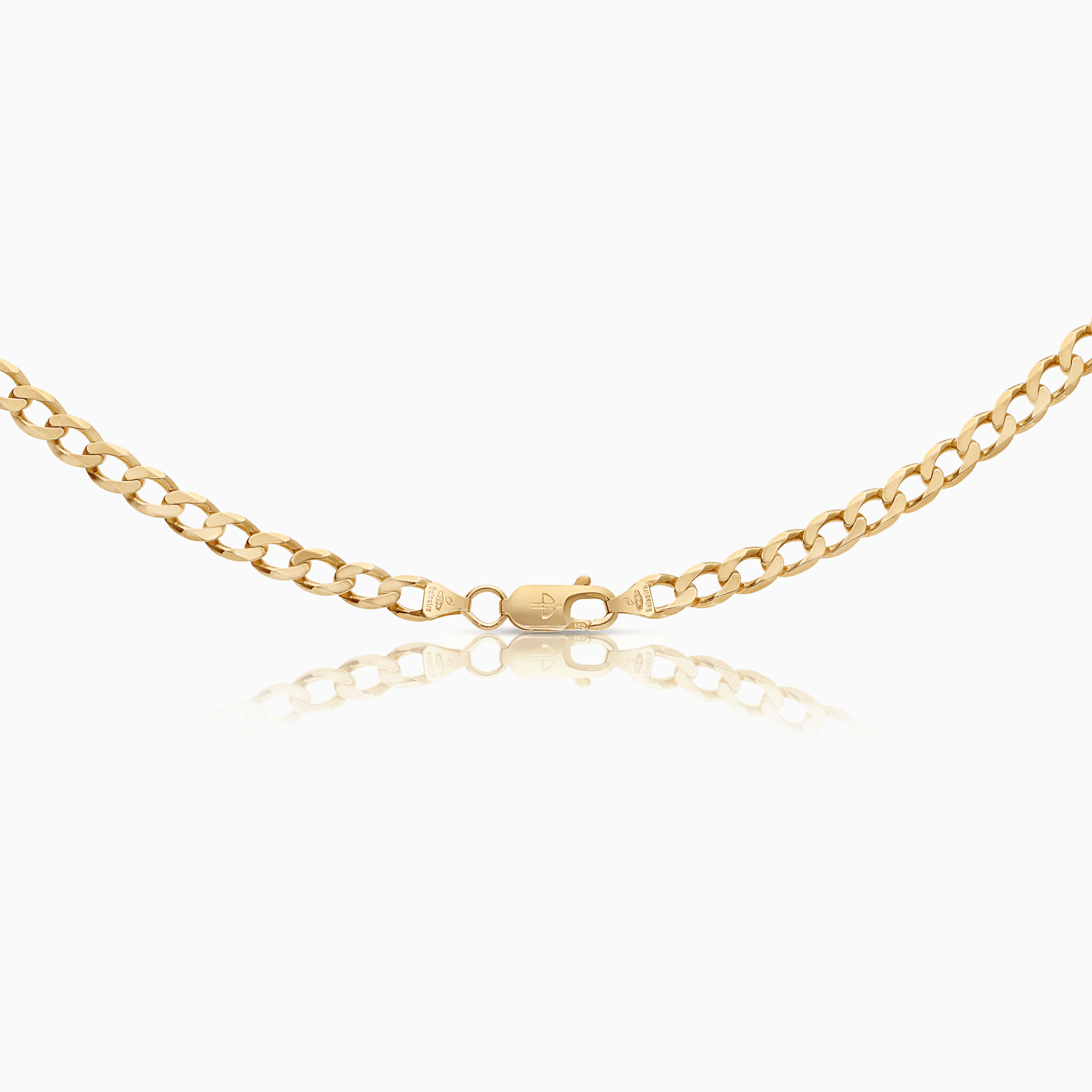 Curb chain 18.14g 18K gold