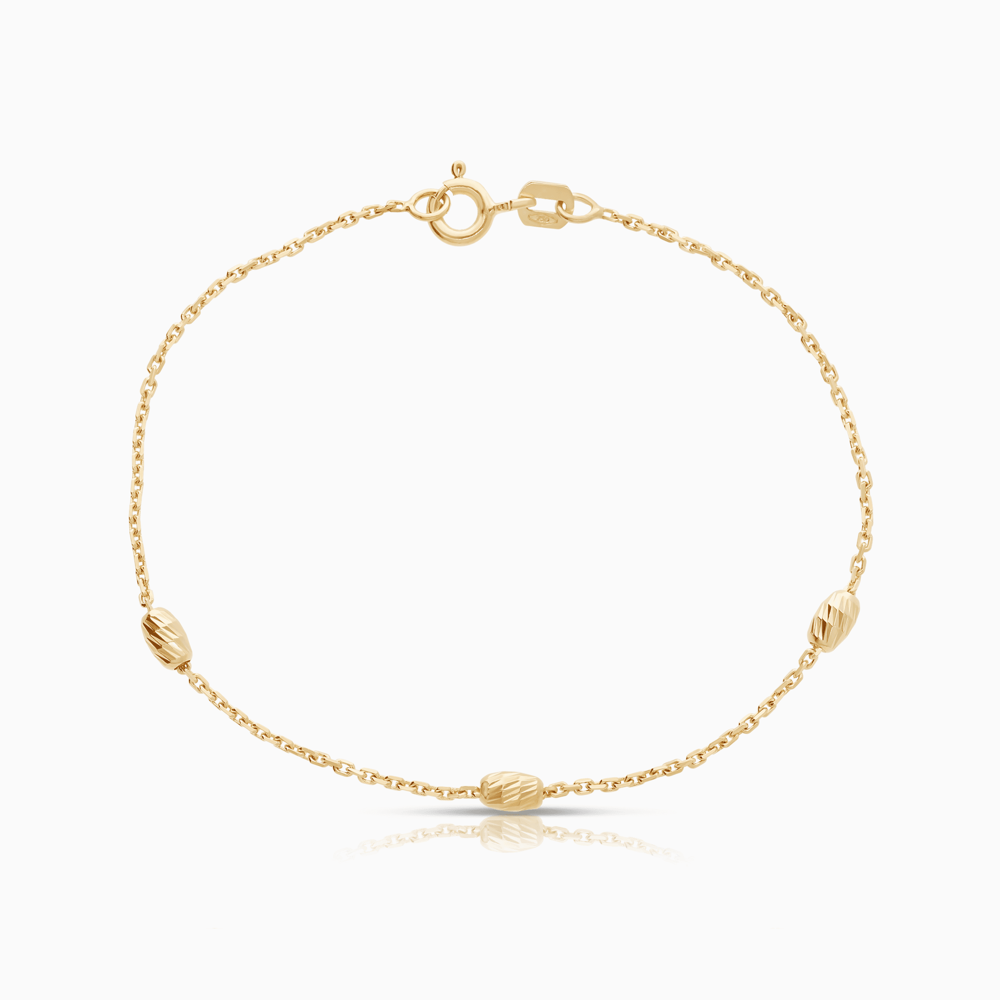 Cable Bracelet 1.58g 18K Gold