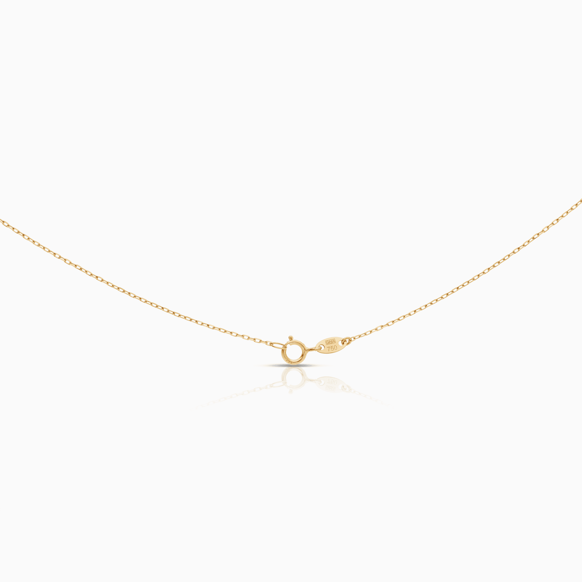 Guldhalsband med droppar 1,86g 18K guld