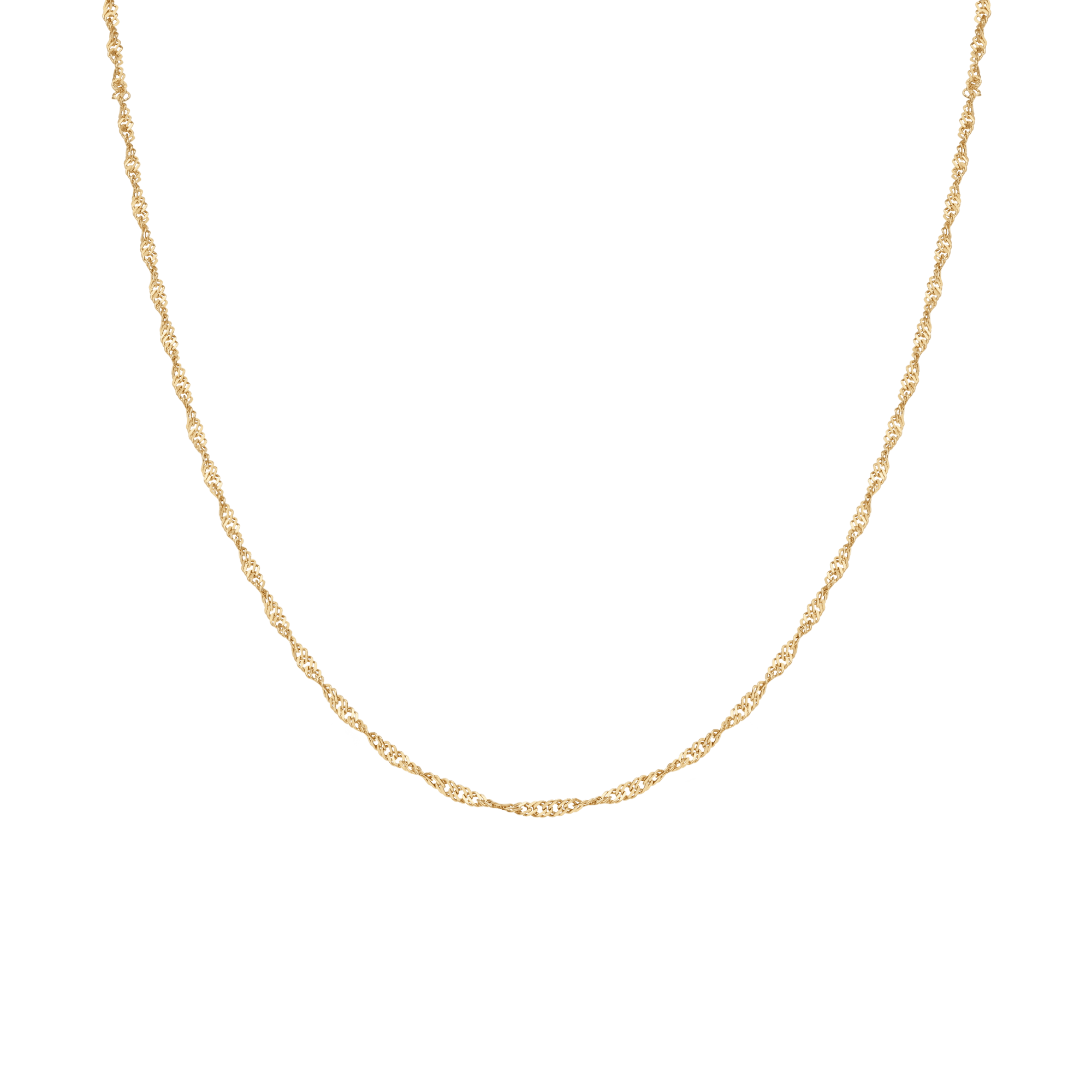 Singapore chain 49cm 18K gold