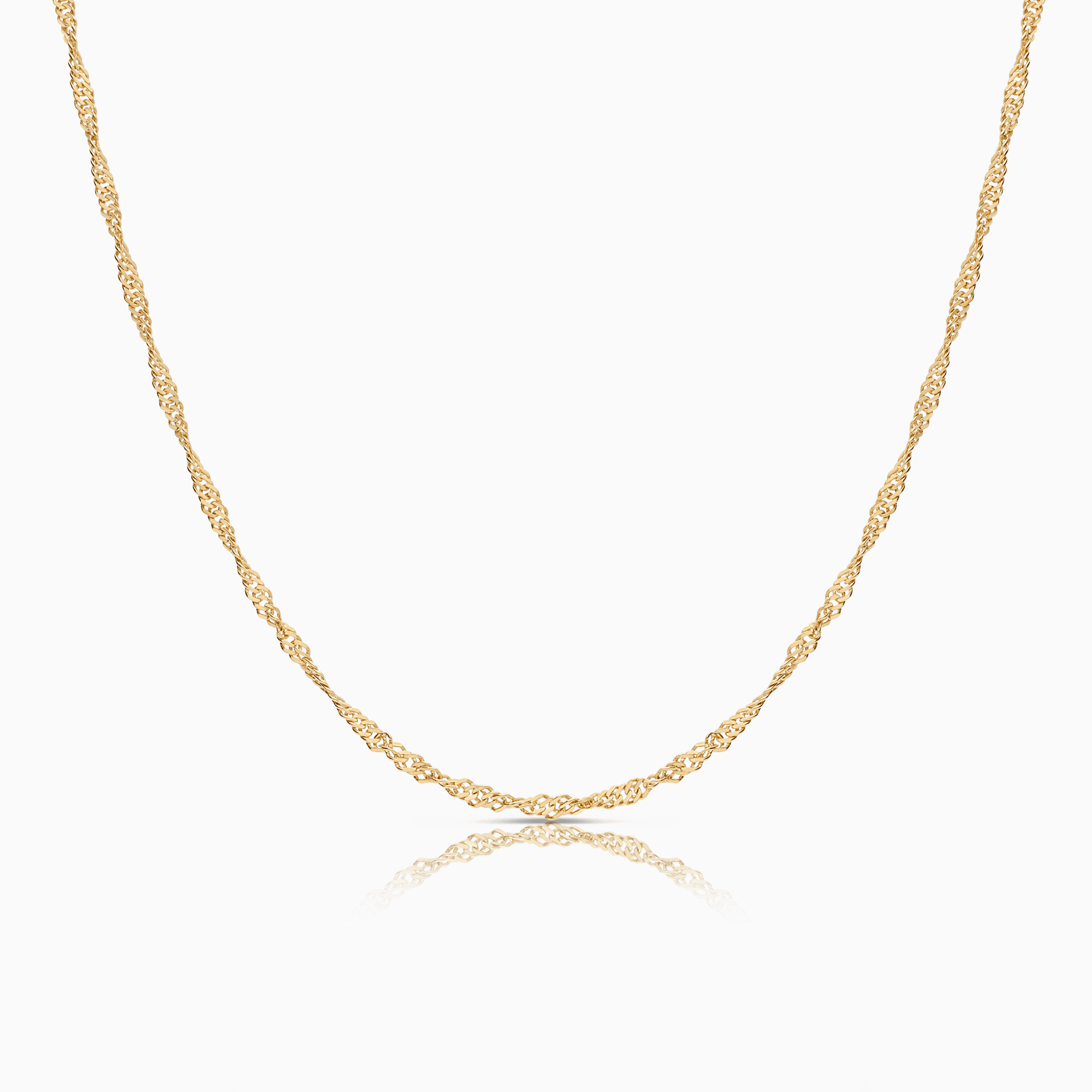 Singapore chain 5.05g 18K gold