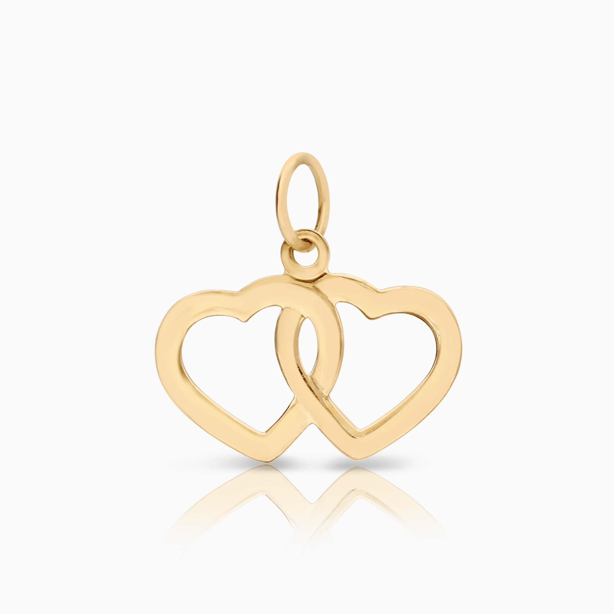 Hearts pendant 0.34g 18K gold