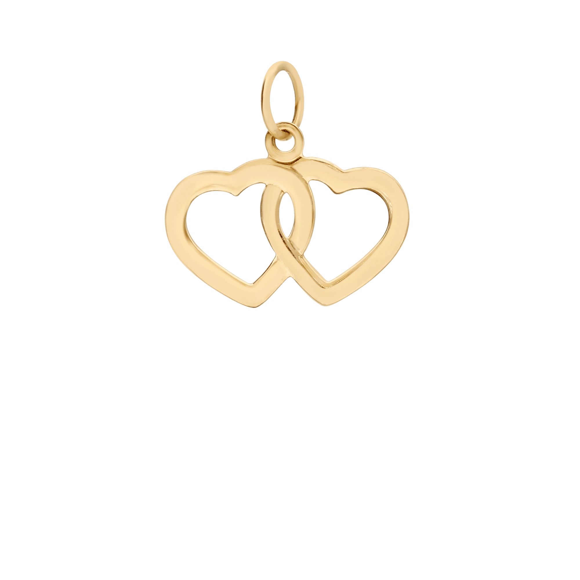 Hearts pendant 0.34g 18K gold
