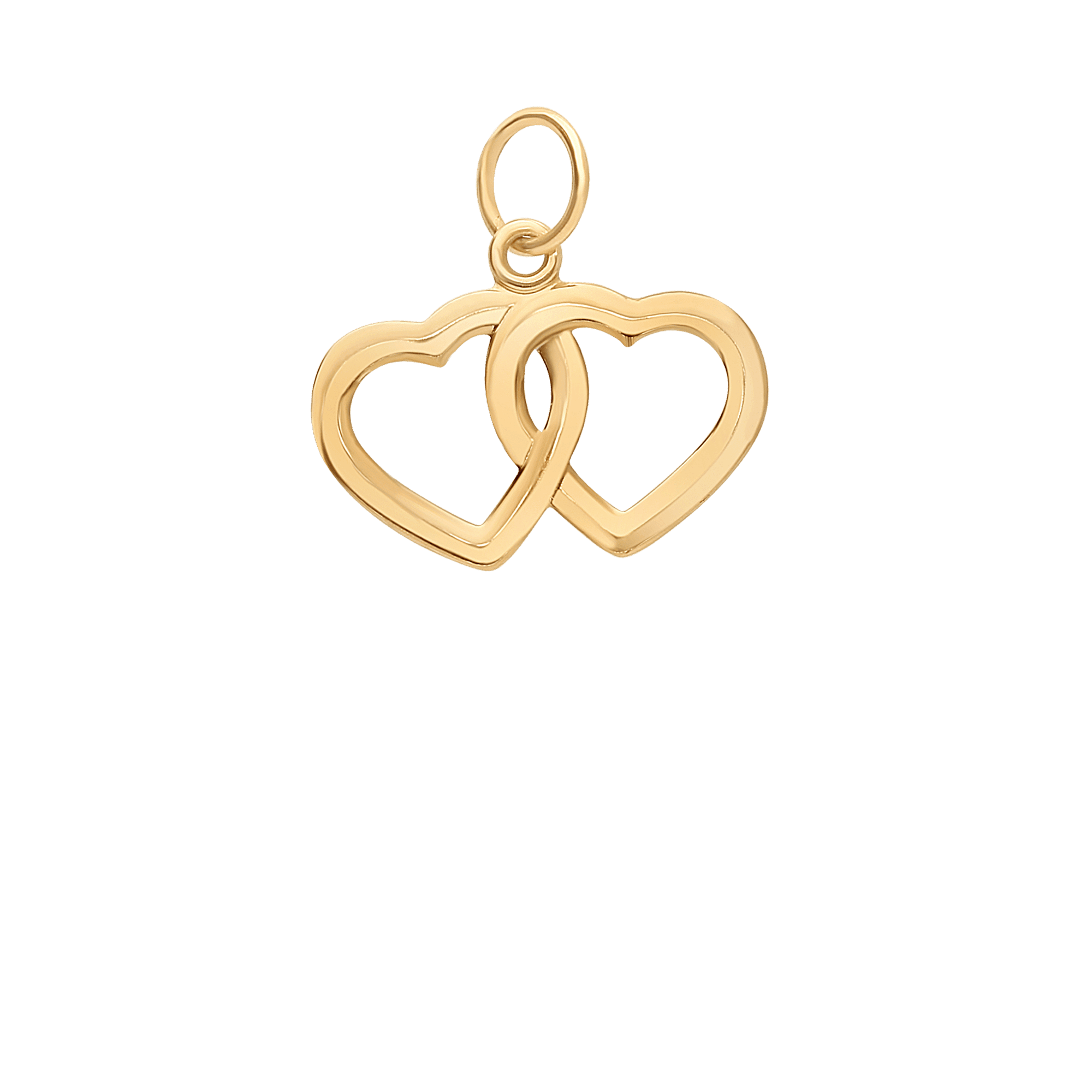 Hearts Pendant 0.32g 18K Gold