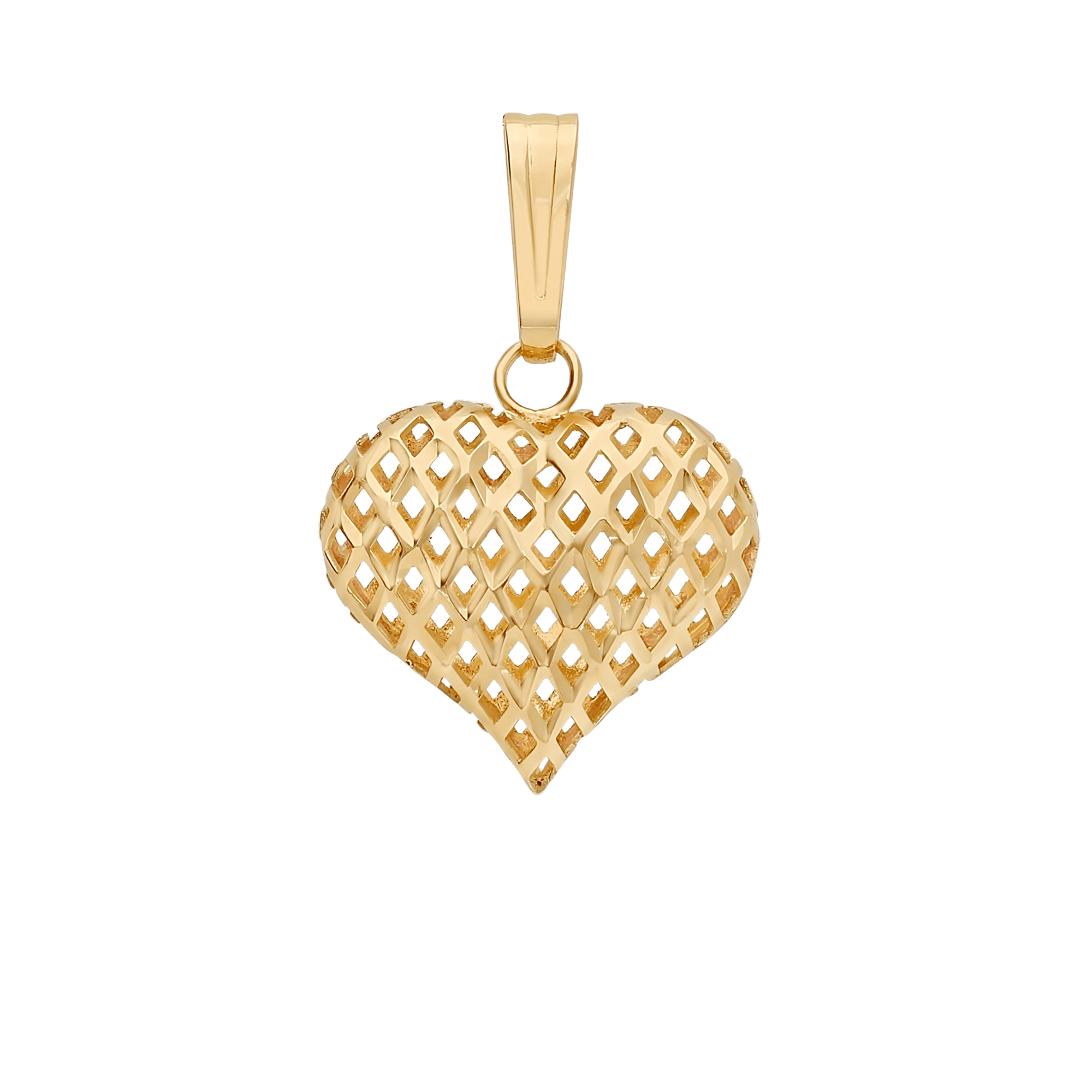 Heart pendant 0.77g 18K gold