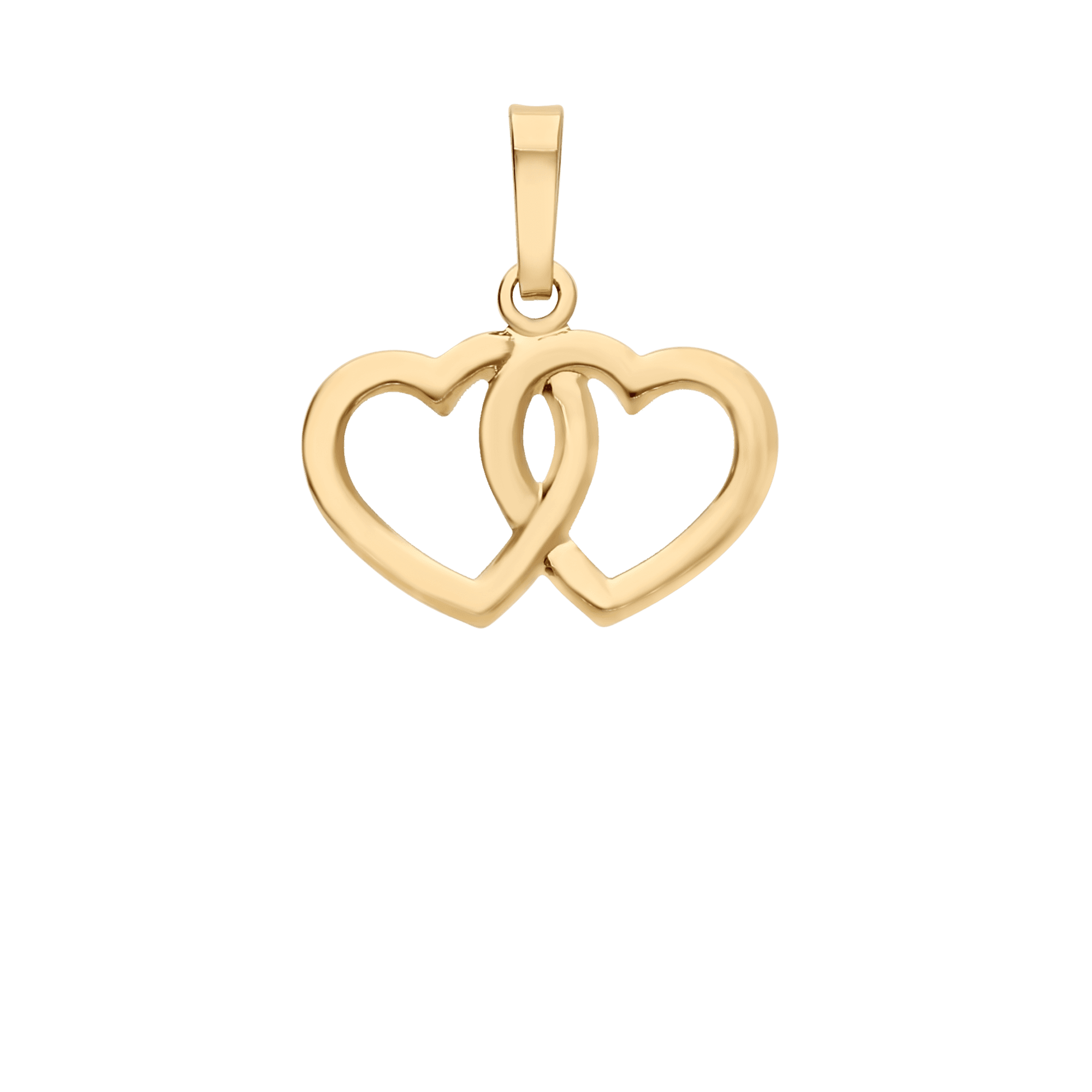 Heart pendant 0.38g 18K gold