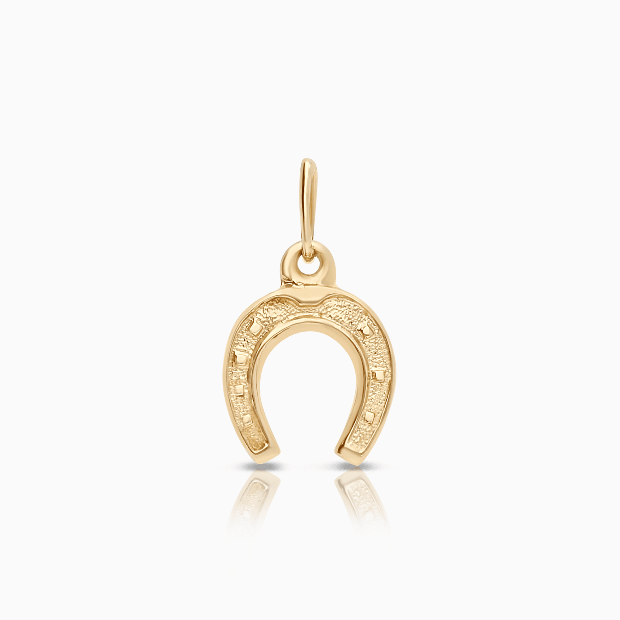 Horseshoe pendant 0.78g 18K gold