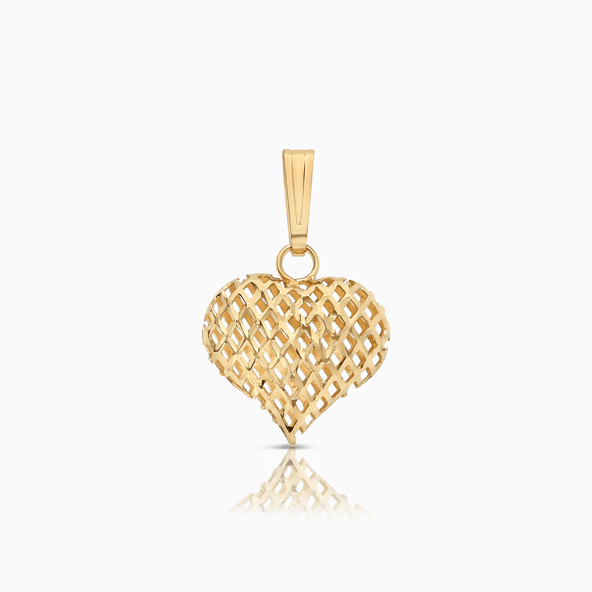 Heart pendant 0.85g 18K gold
